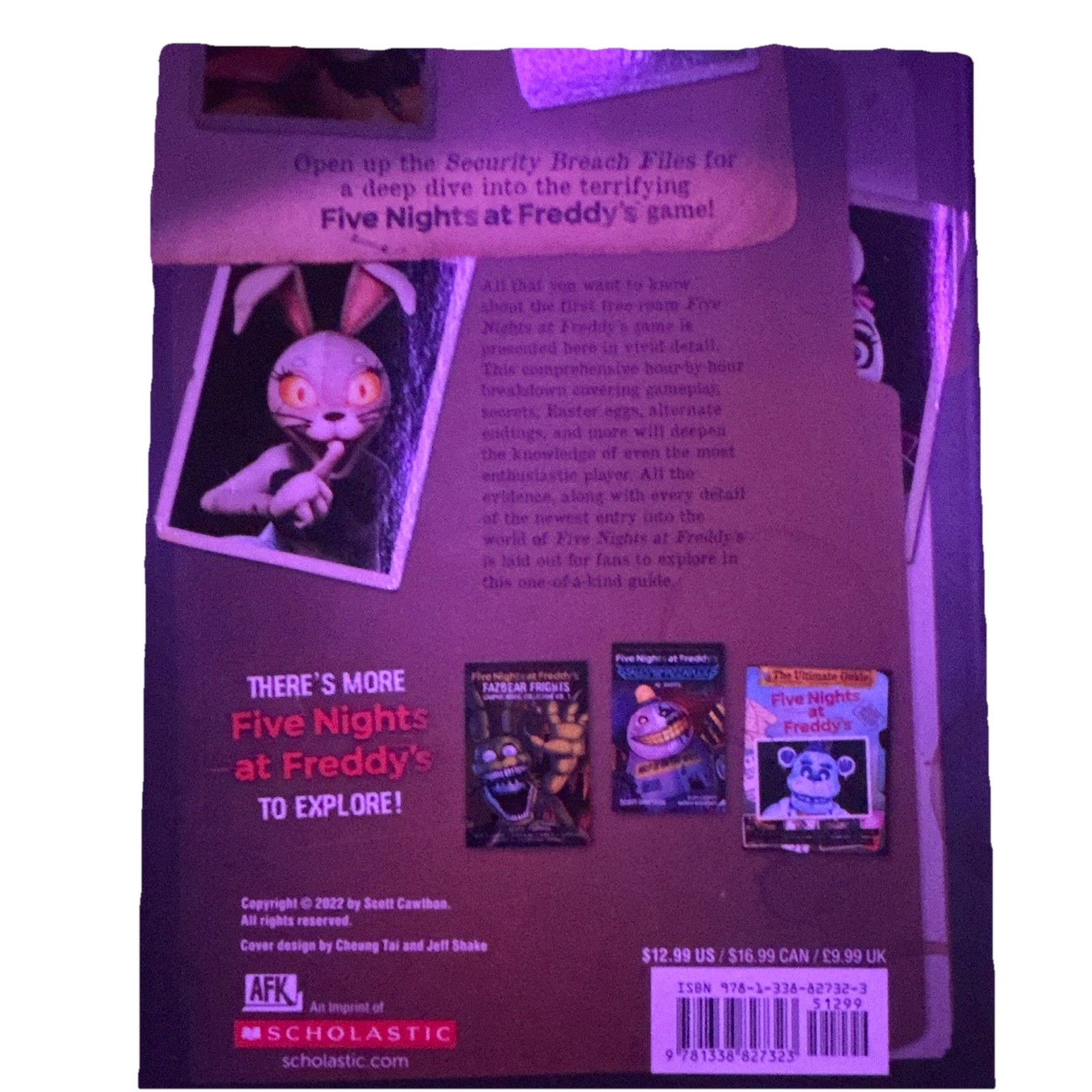 Scholastic Five Nights at Freddy’s Security Breach Files Scott Cawthon PB