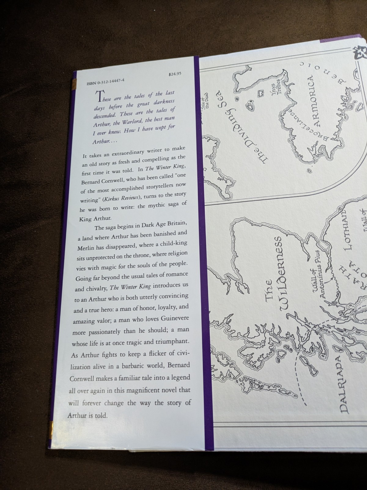 Winter King Bernard Cornwell 1996 First American Edition (Corbett), HCDJ.