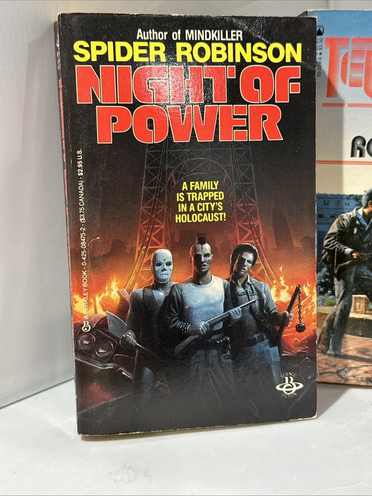 Vintage Lot Of 3 Spider Robinson Books PB NIGHT OF POWER MINDKILLER TELEMPATH
