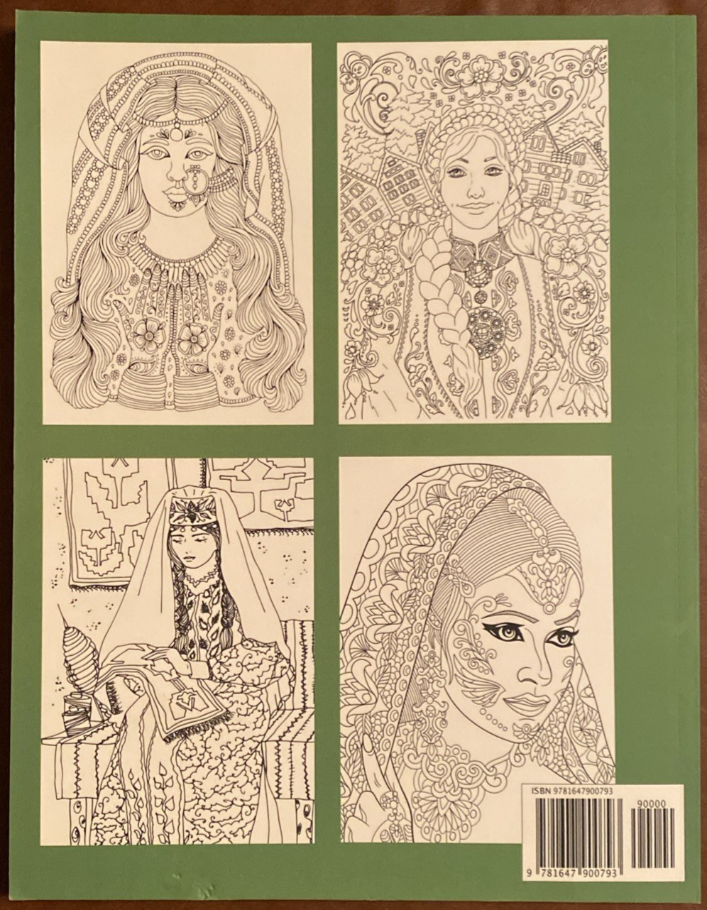 Women of the World Adult Coloring Book by Dylanna Press (2020, Trade Paperback)