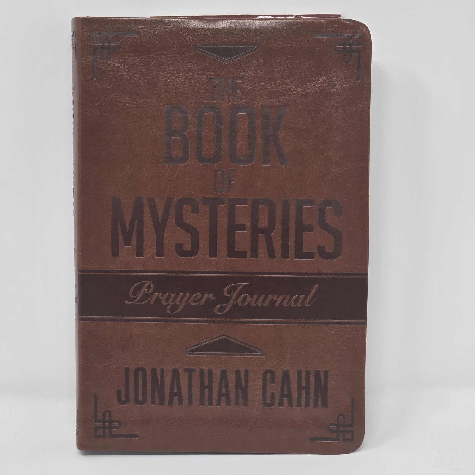 The Book of Mysteries Prayer Journal Jonathan Cahn Faux Leather Christian