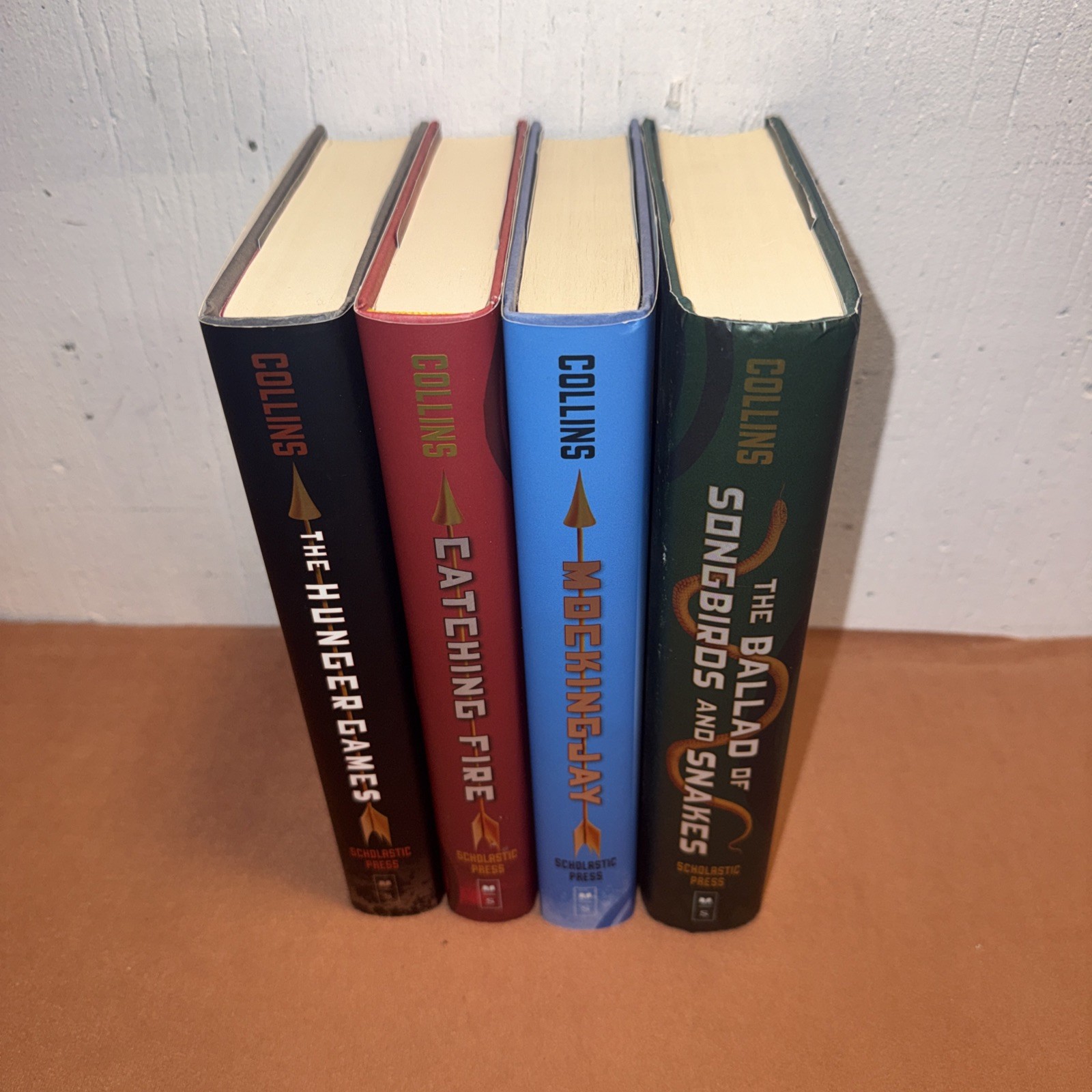The Hunger Games 1-4 series/set by Suzanne Collina