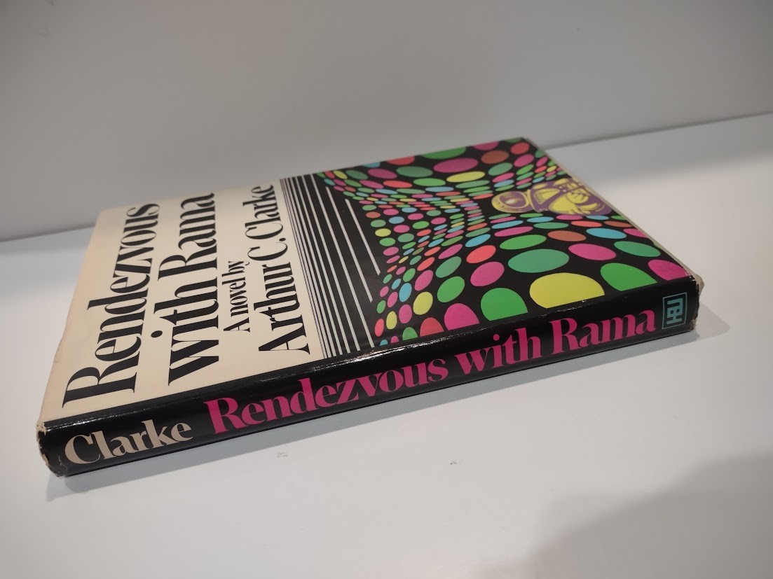 Arthur C. Clarke Rendezvous with Rama Hardcover Book Club Ed 1973 DJ