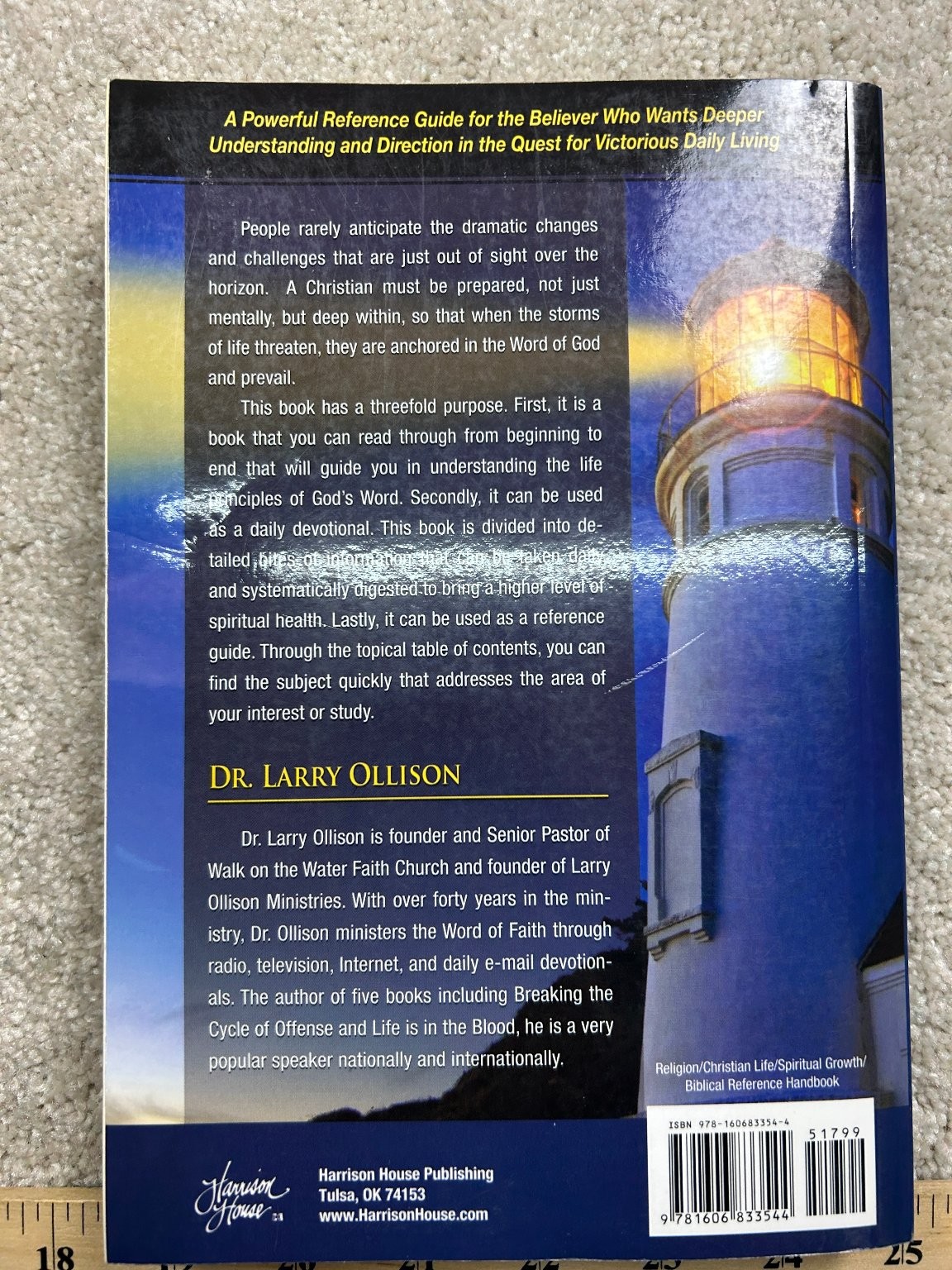 Practical Handbook Christian Living Dr. Larry Ollison 2011 Signed Harrison House