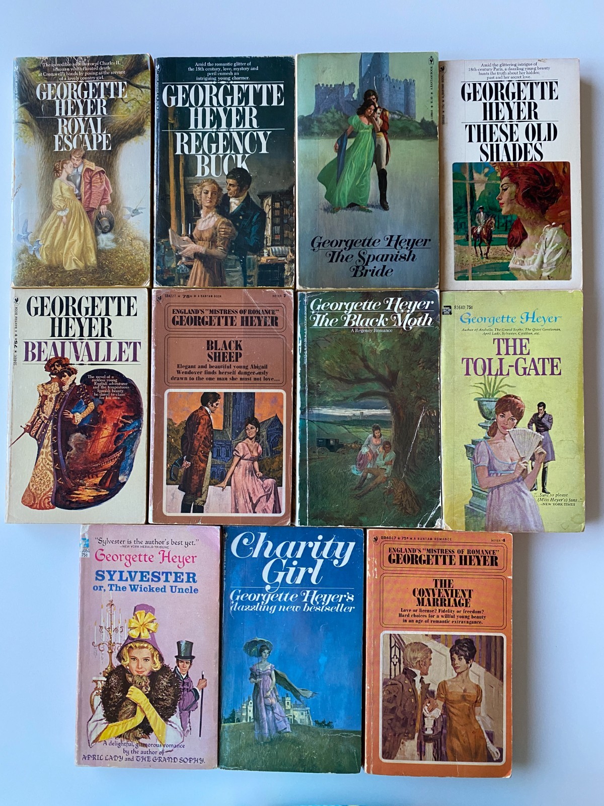GEORGETTE HEYER VINTAGE PB LOT 26~Corinthian~Faro~Escape~Contract~Patch~Buck~Cub