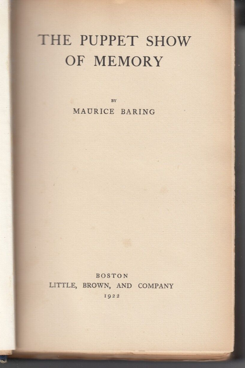 The Puppet Show of Memory