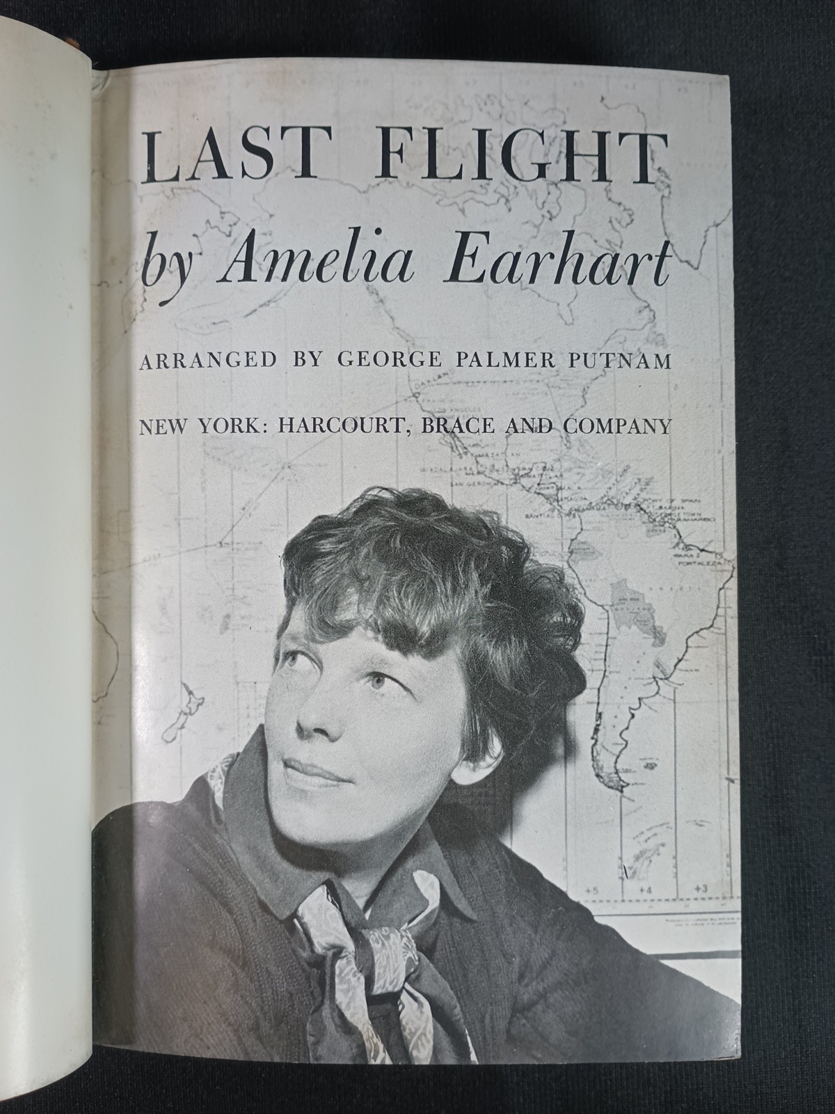 Last Flight – Amelia Earhart – First Edition – Harcourt Brace and Company