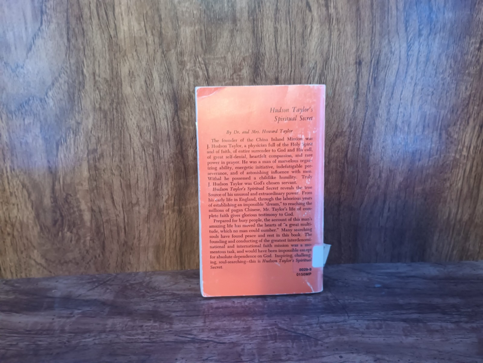 Hudson Taylor’s Spiritual Secret PB Howard Taylor Moody Press Christian Faith Sp