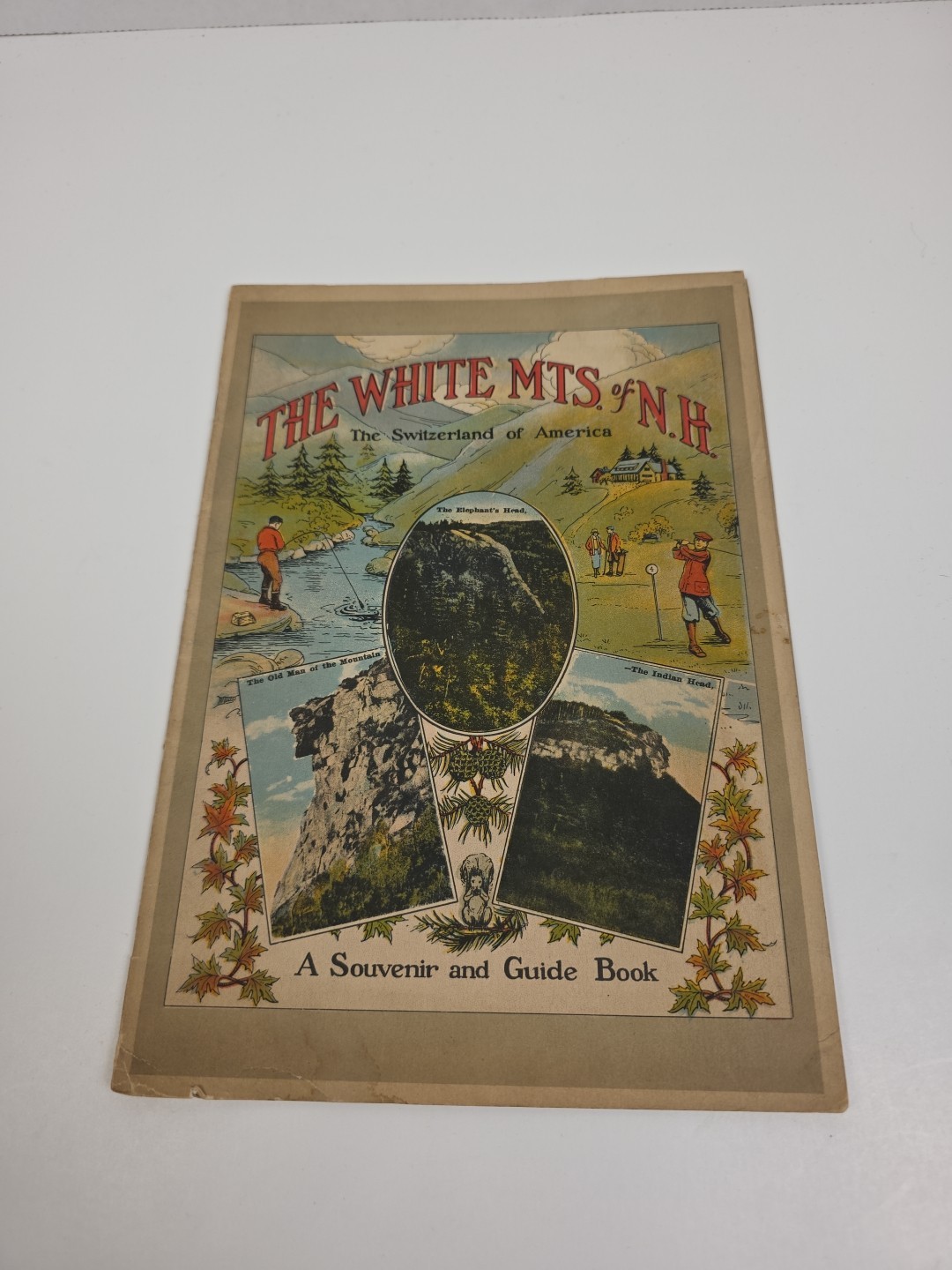 The White Mts Of N.H. Switzerland Of America Souvenir And Guide Book Vintage