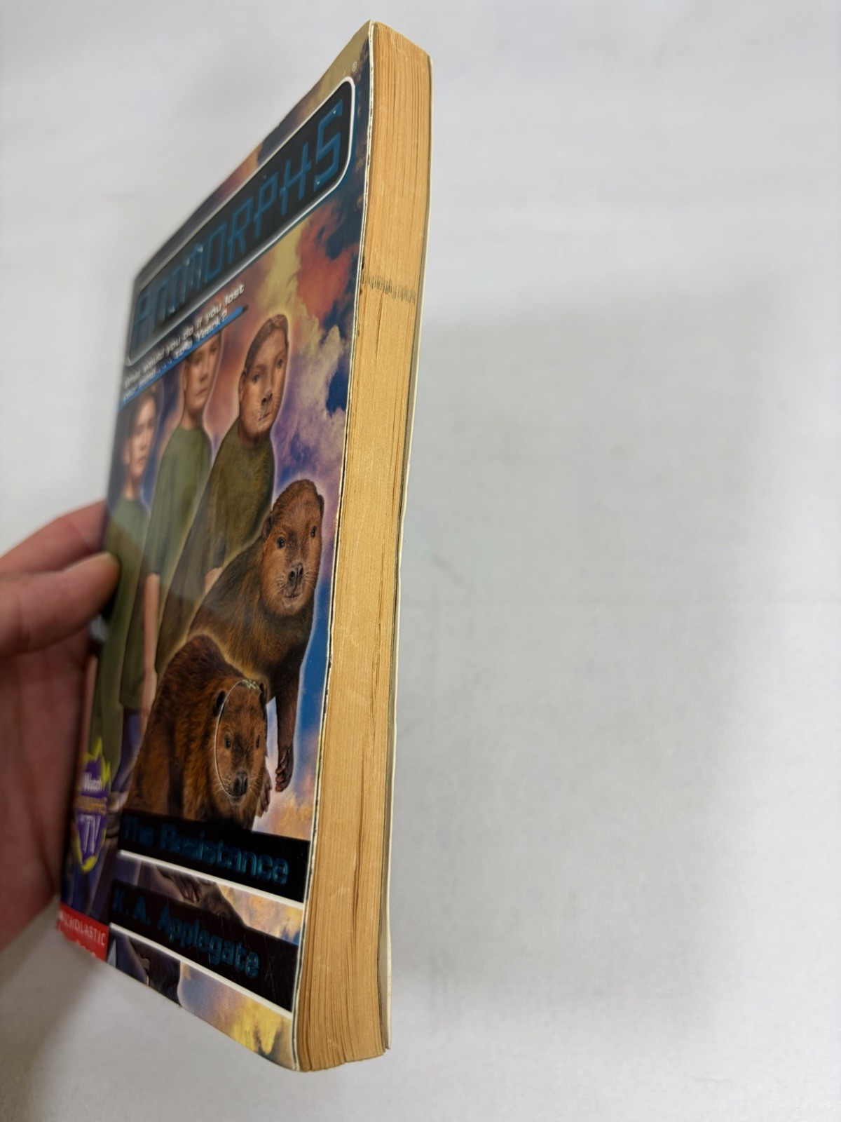 Animorphs #47 The Resistance Paperback Book 1st Printing 1st Edit K.A. Applegate