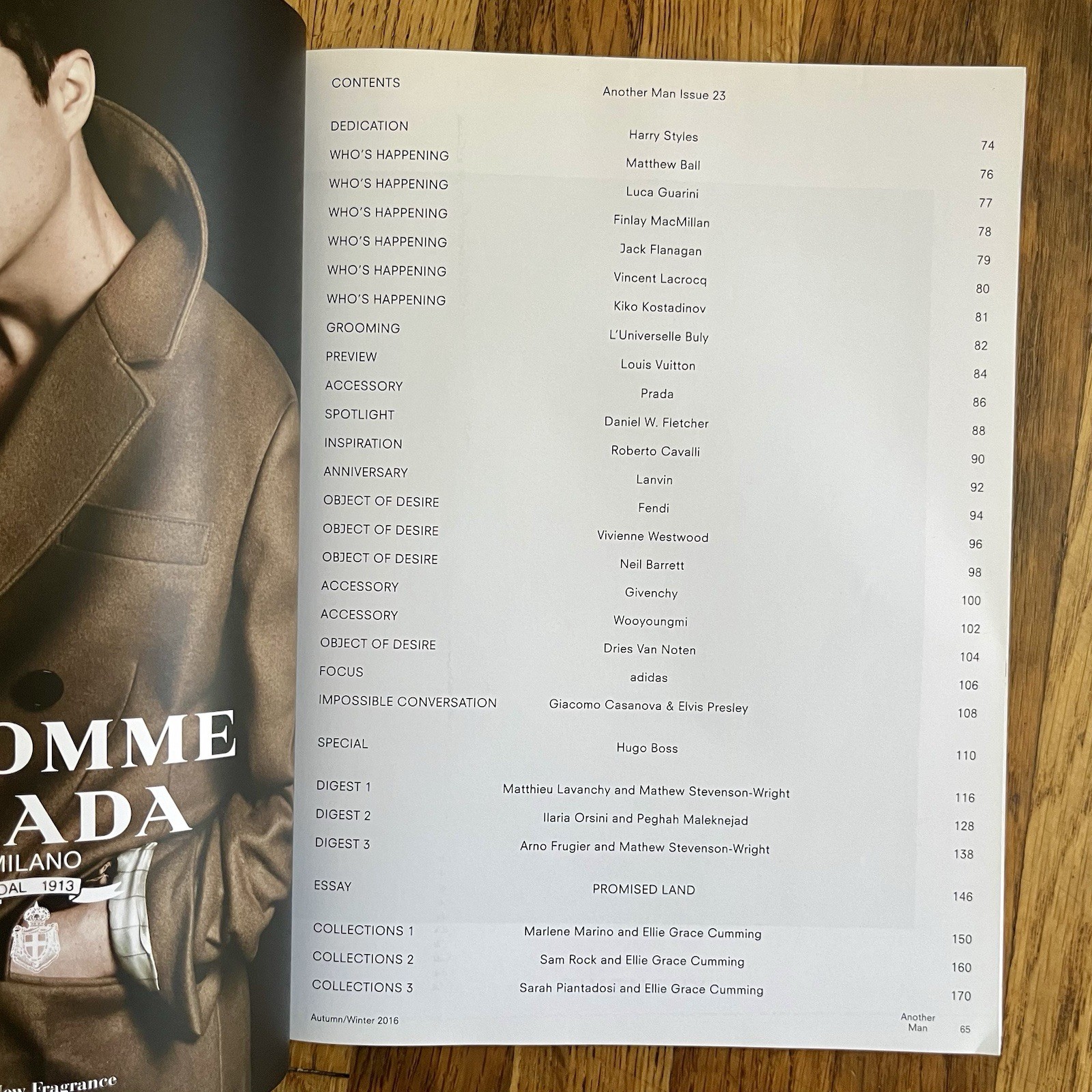 Another Man Magazine No 23 – Autumn/Winter 2016 – Harry Styles w/ Poster Art
