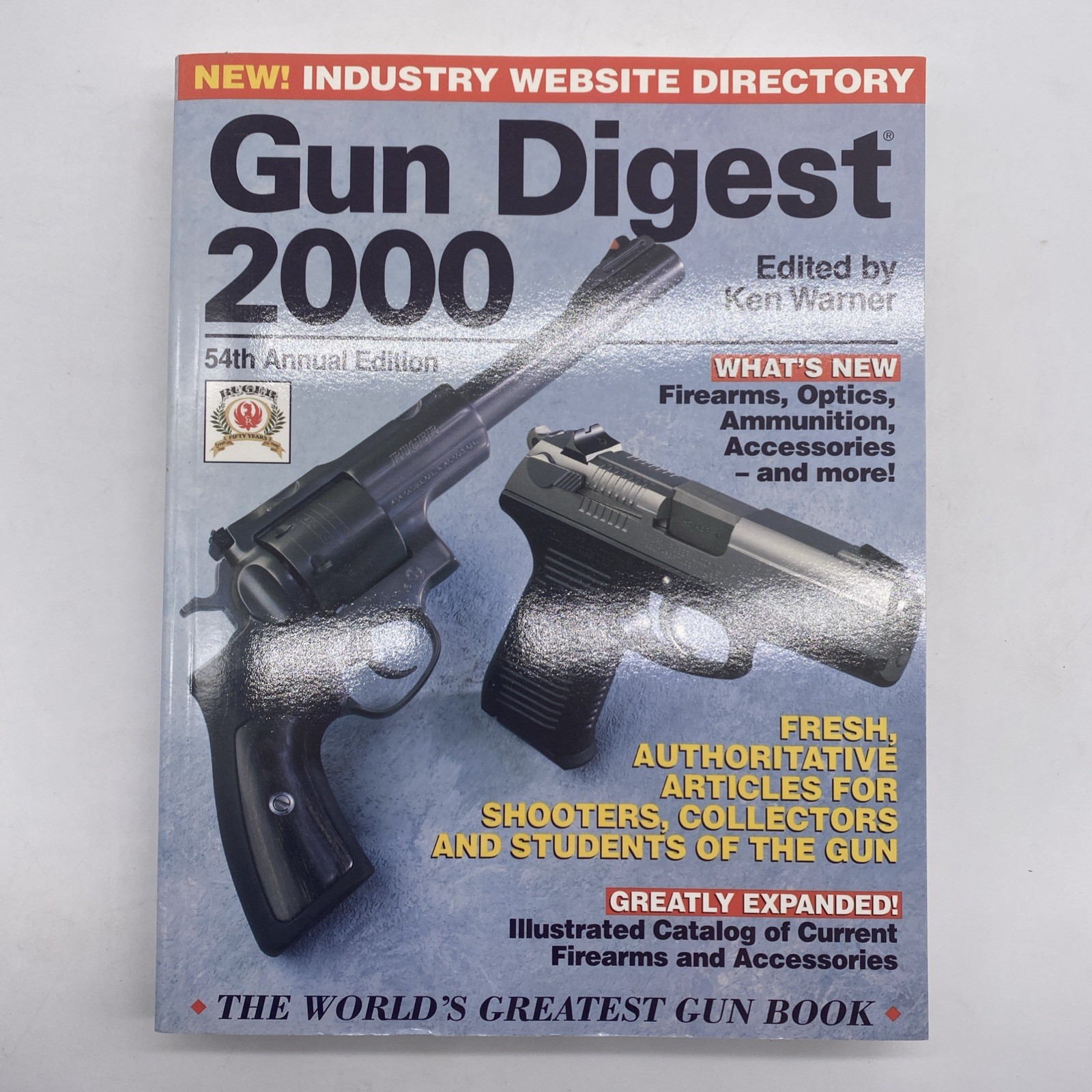 Gun Digest 2000 54th Annual Edition Vintage Paperback Ken Warner