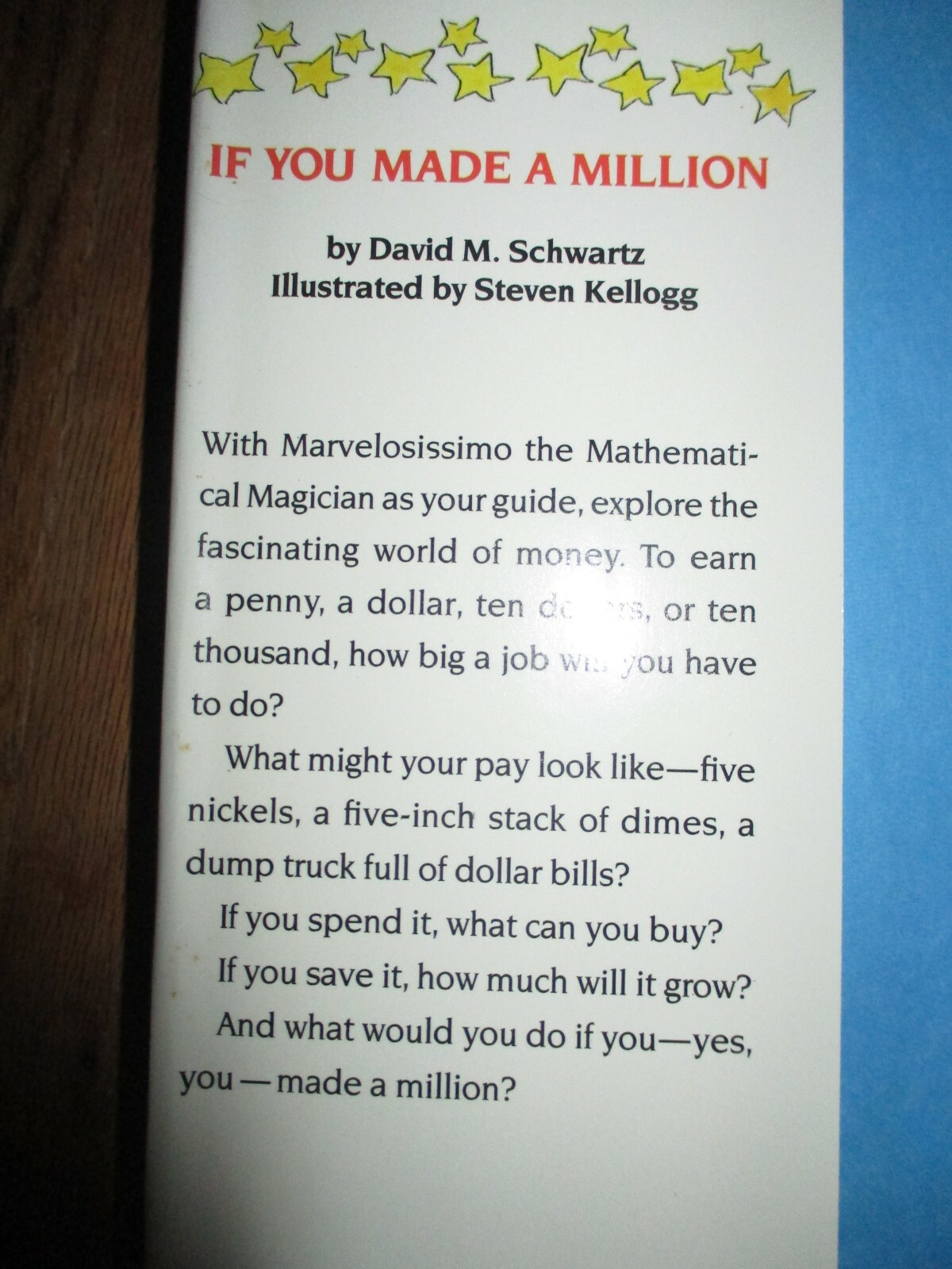 If You Made a Million by David M. Schwartz 1st Edition HC DJ NEW