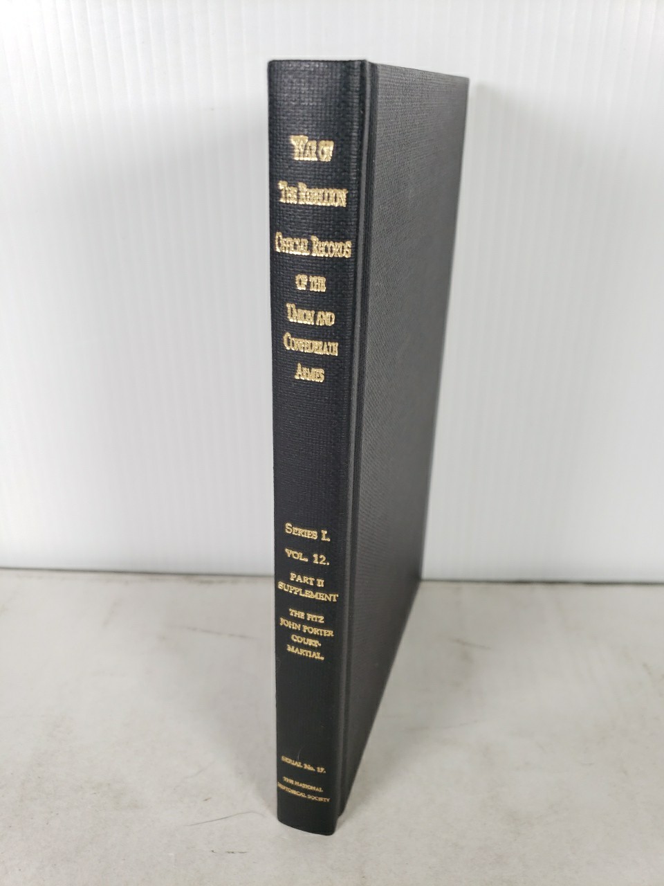 War of the Rebellion Official Records Series I volume 12, Part 2, Supplement