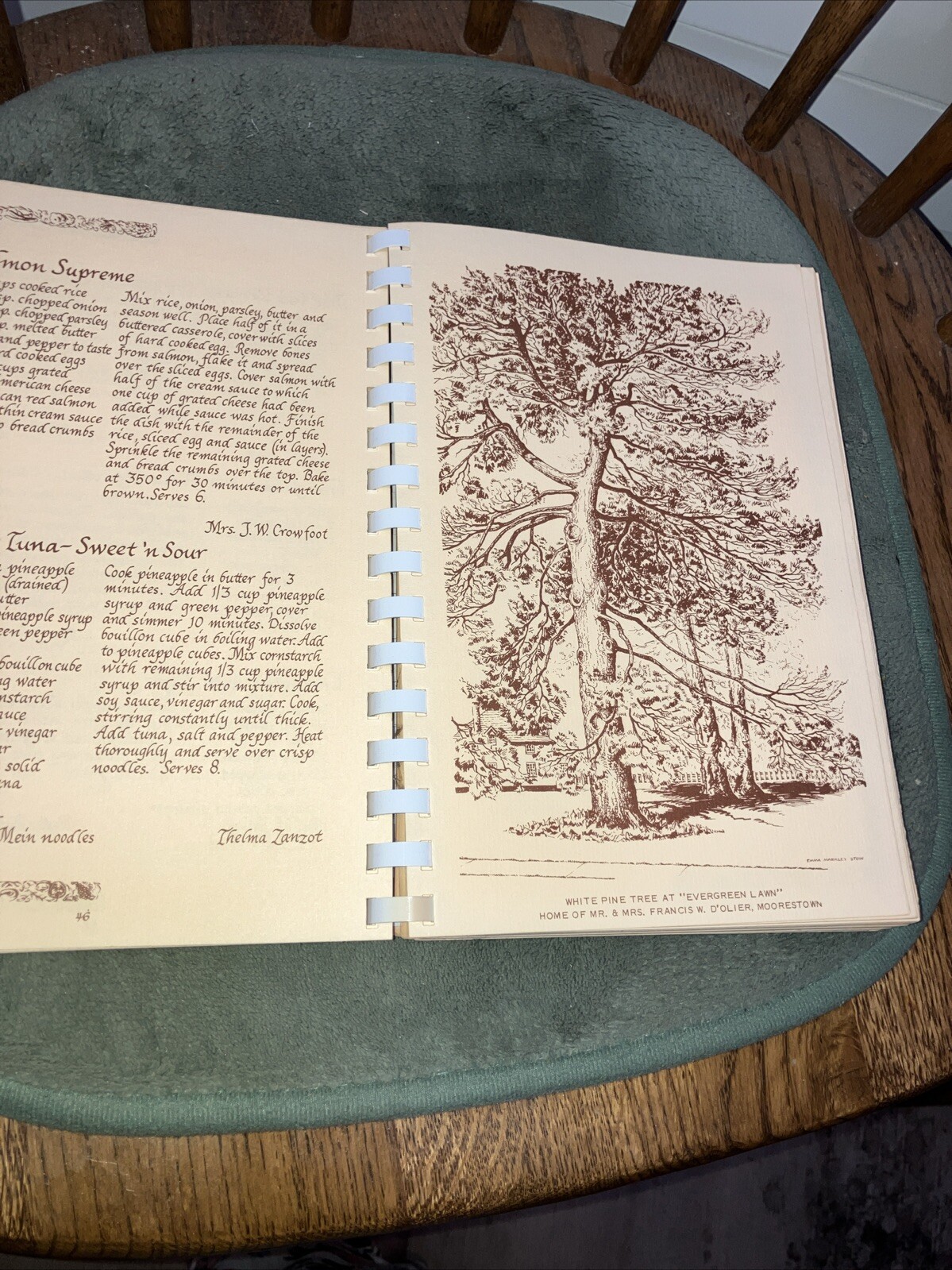 1967 Southern New Jersey Regional Cookbook Thick Tan Pb 255 Pages. 450 recipes