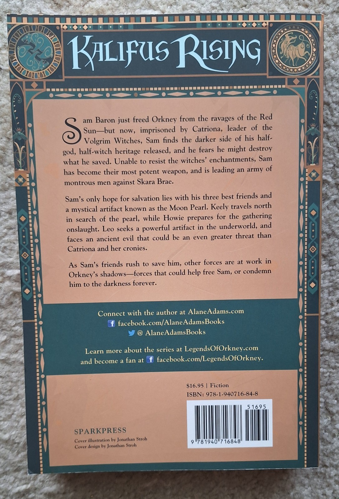 Legends of Orkney #1-3 by Alane Adams (LIKE NEW, BOOK #1 THE RED SUN- HARDCOVER)