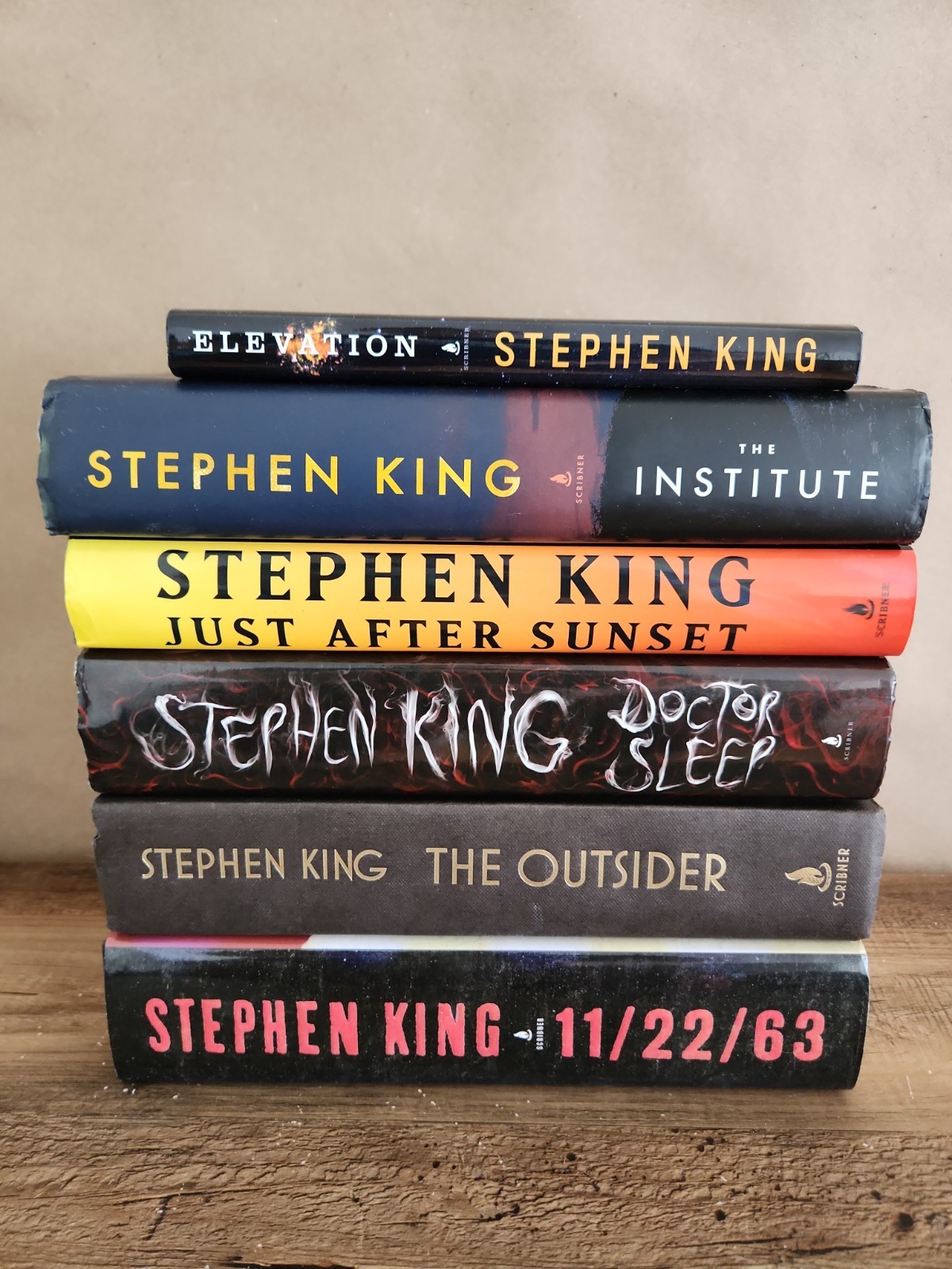 Stephen King Hardcover Lot of 6 Elevation, The Outsider, Doctor Sleep, 11/22/63