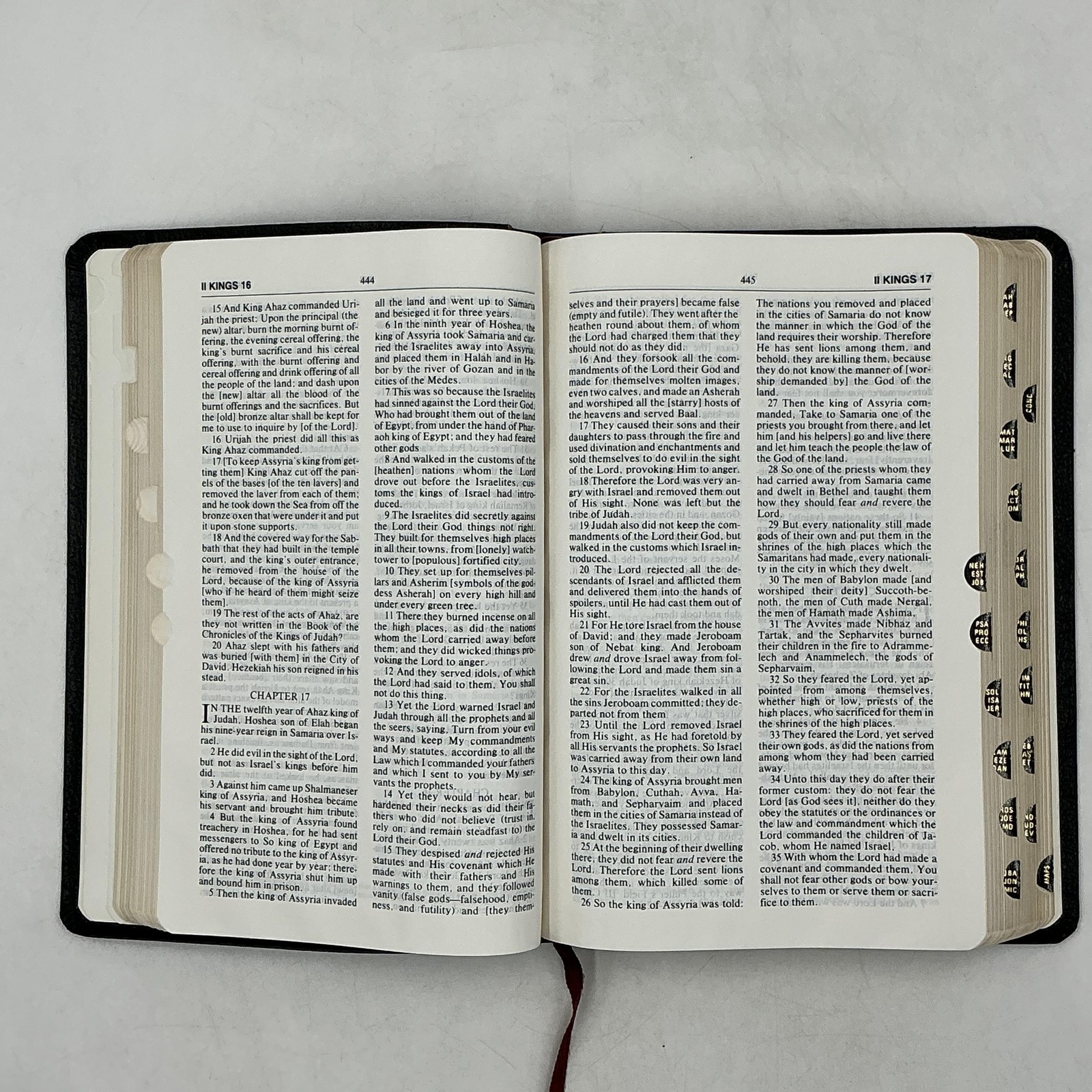 THE AMPLIFIED BIBLE EXPANDED EDITION ZONDERVAN BLACK BONDED LEATHER 1987 Indexed