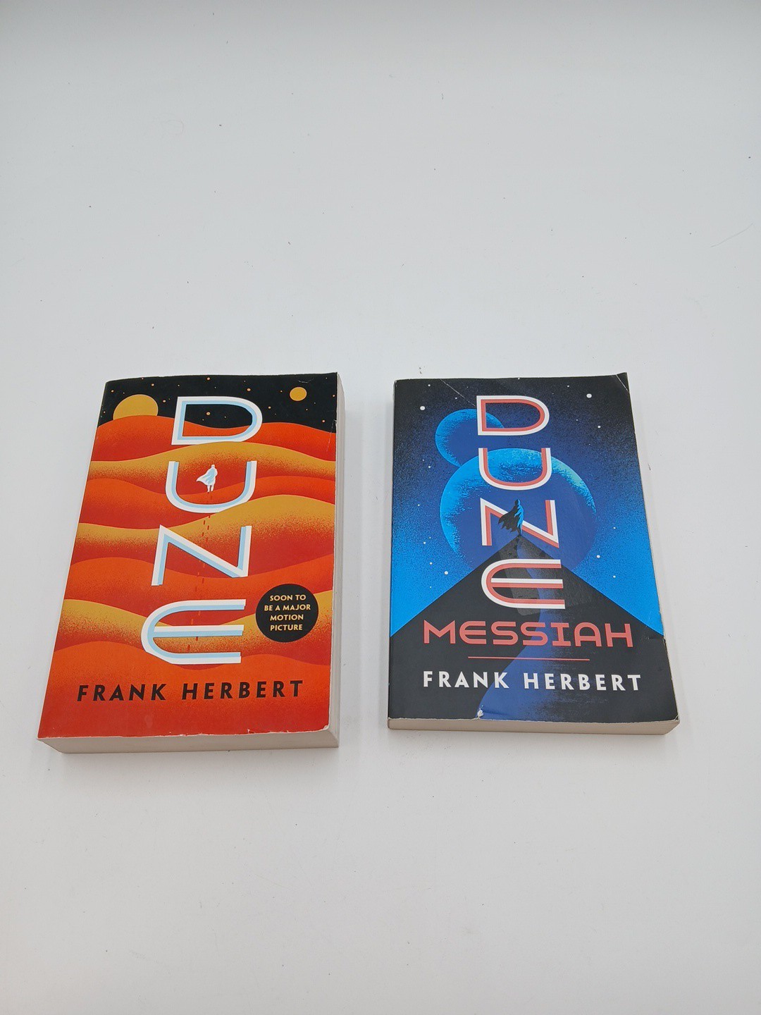Dune Paperback Book 1 and 2 rank Herbert Sci-Fi Action Ace Very Good