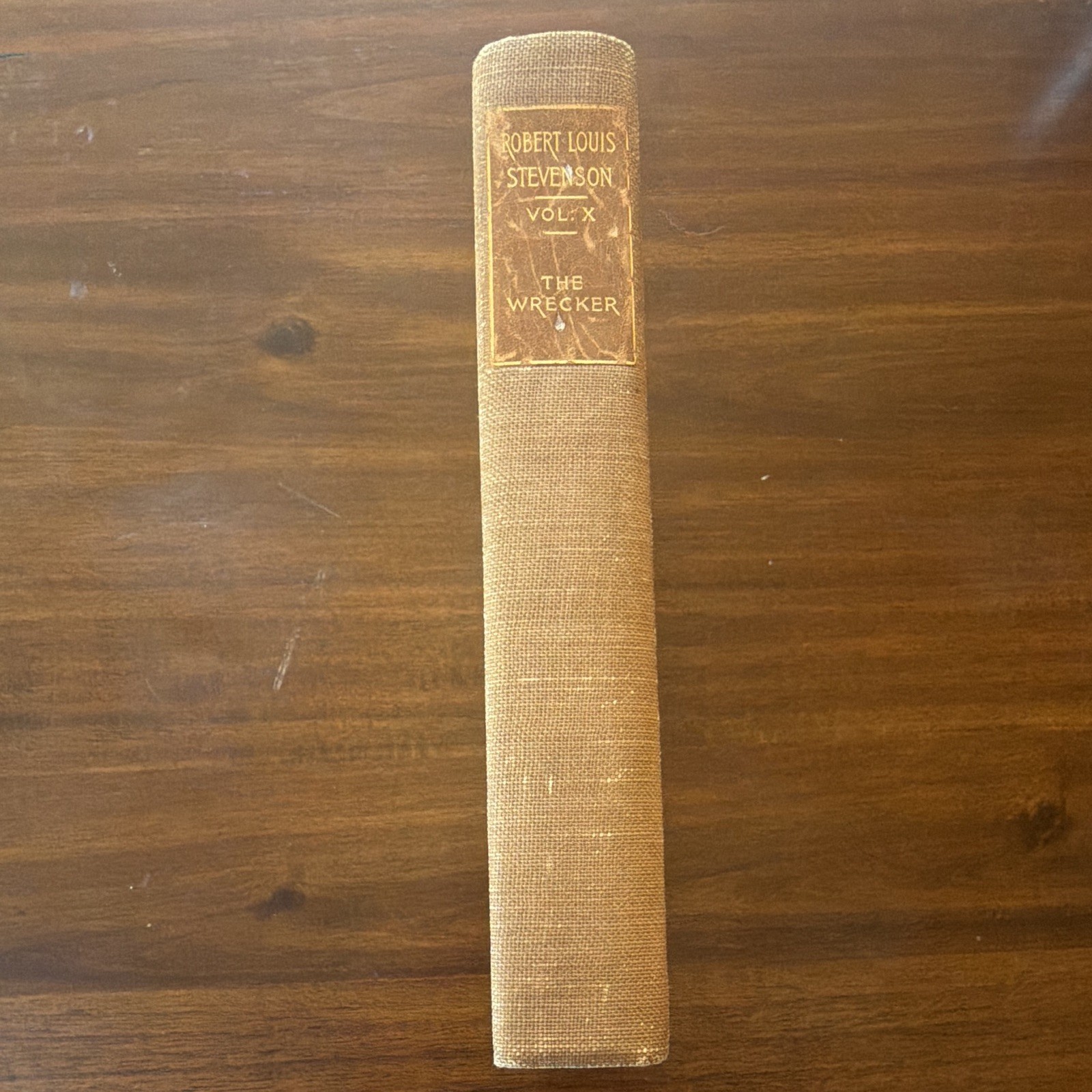 Robert Louis Stevenson The Wrecker Vol. X HC 1891 English Fiction Novel