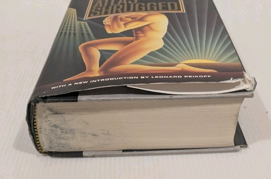 Atlas Shrugged by Ayn Rand (1992, Hardcover) 35th Anniversary Edition HC/DJ