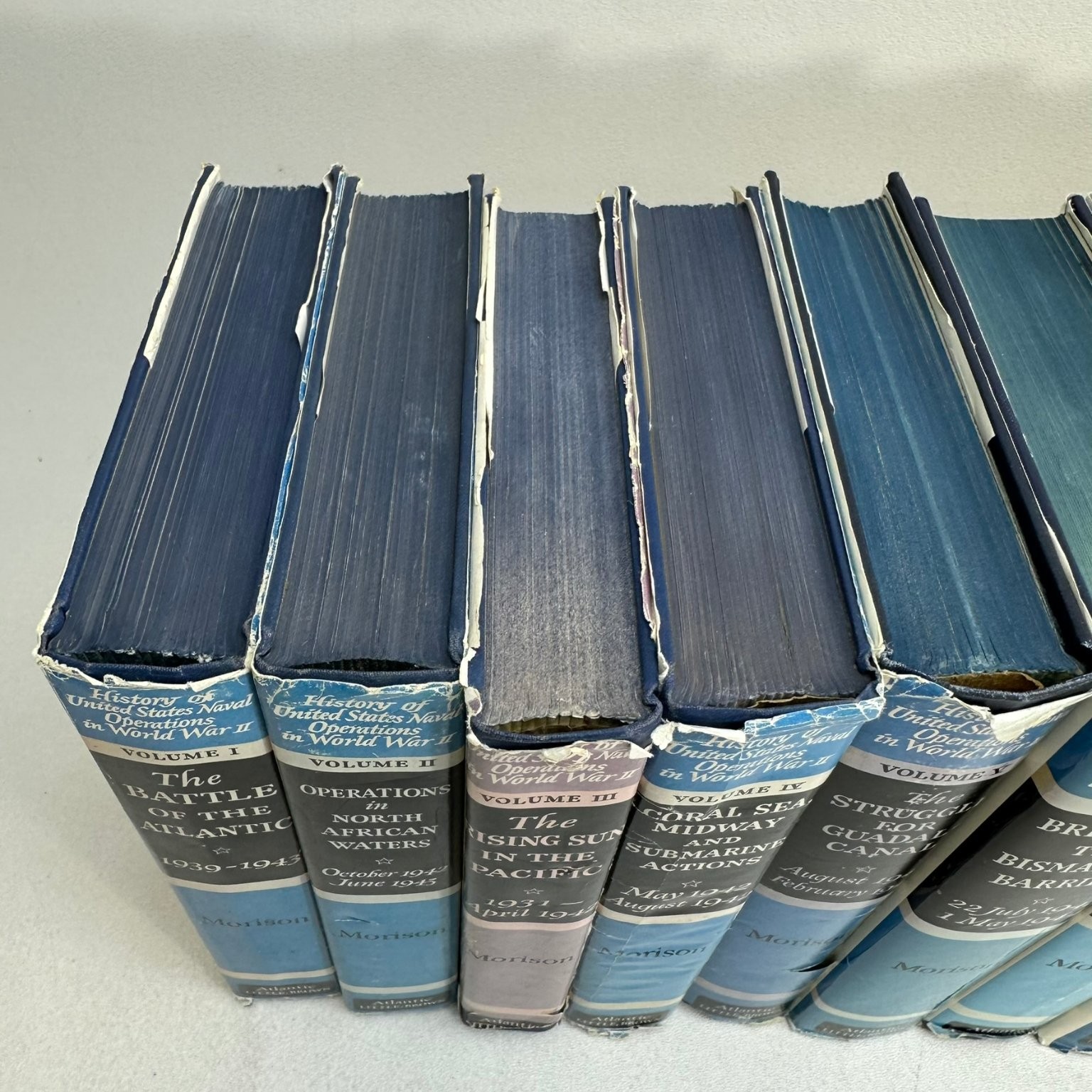 History US Naval Operations WWII Morison Complete 15 Vol Atlantic Little Brown