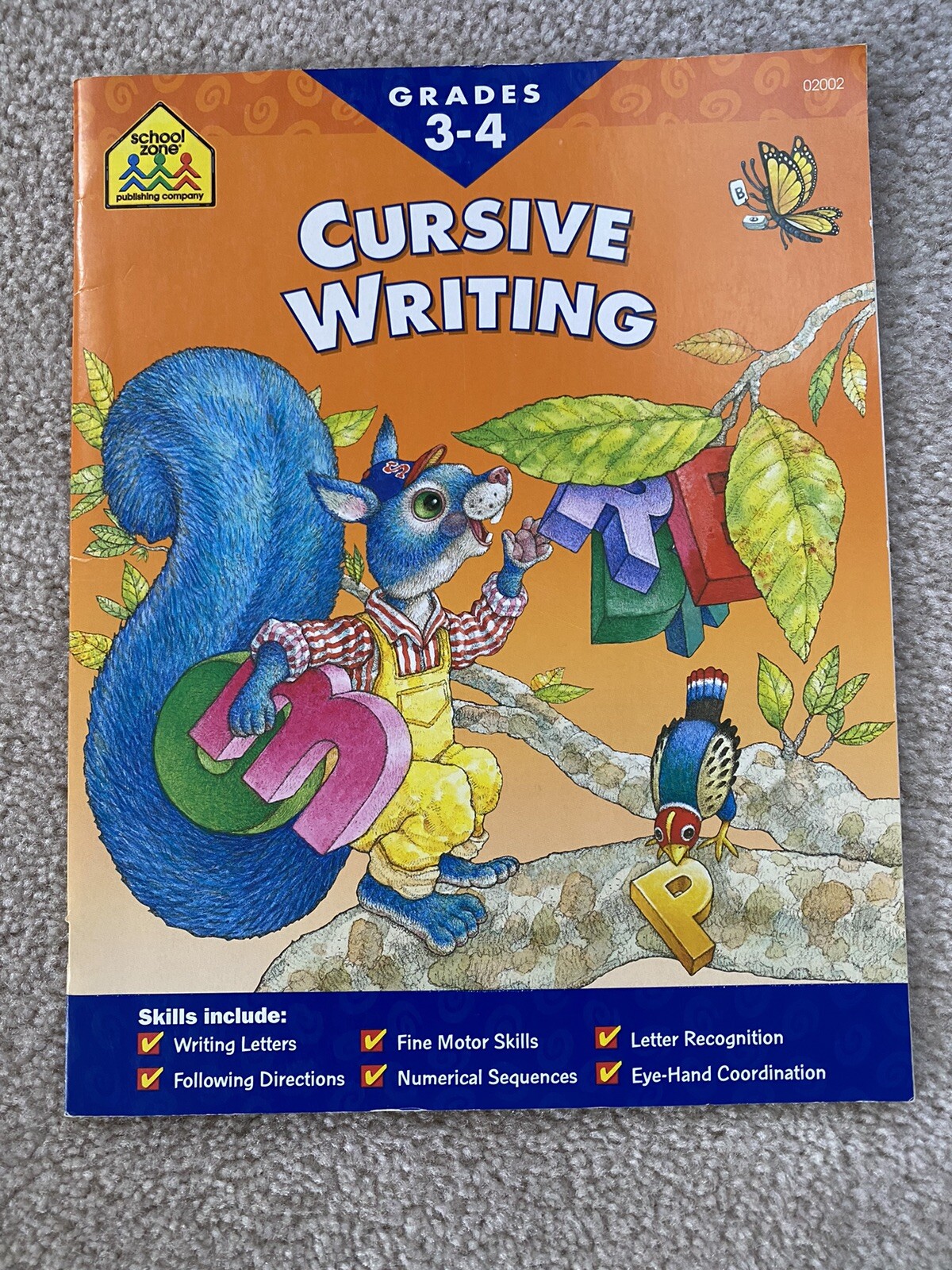 School Zone Cursive Writing Workbook Grades 3-4