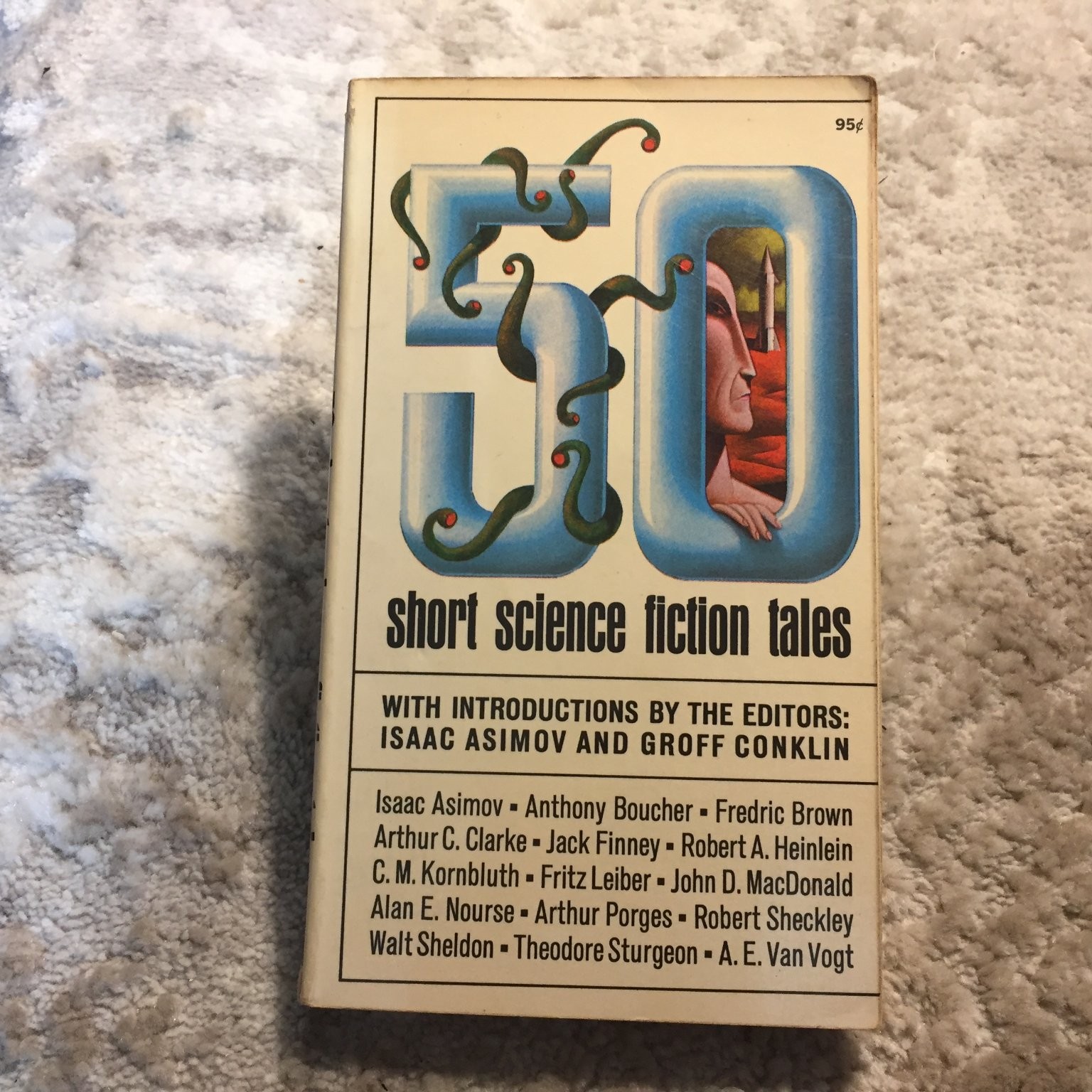 50 Short Science Fiction Tales Asimov Conklin 1968 Anthology Collier Books PB SF