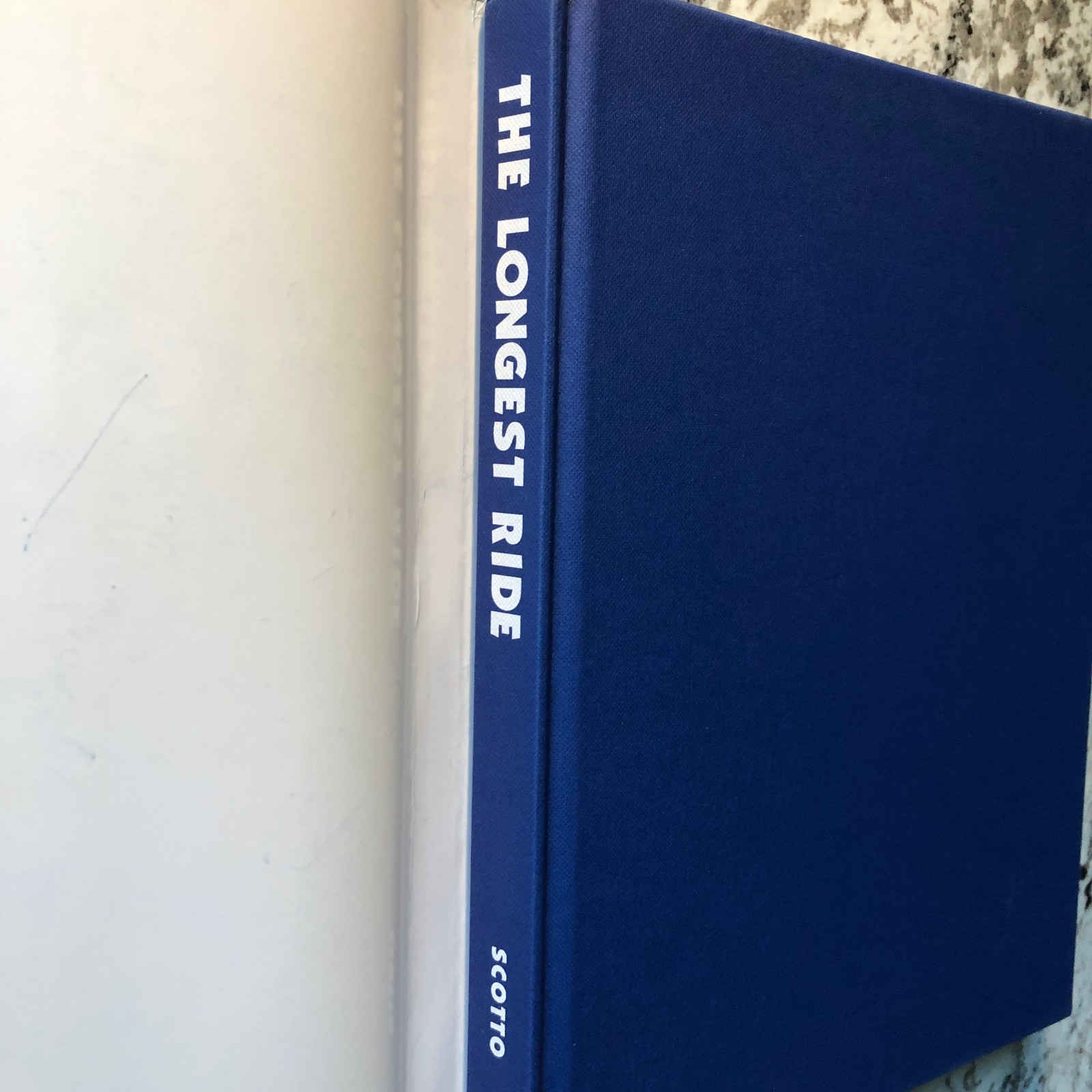 Nearly New Hardcover 2007 First Edition “The Longest Ride” by Emilio Scotto