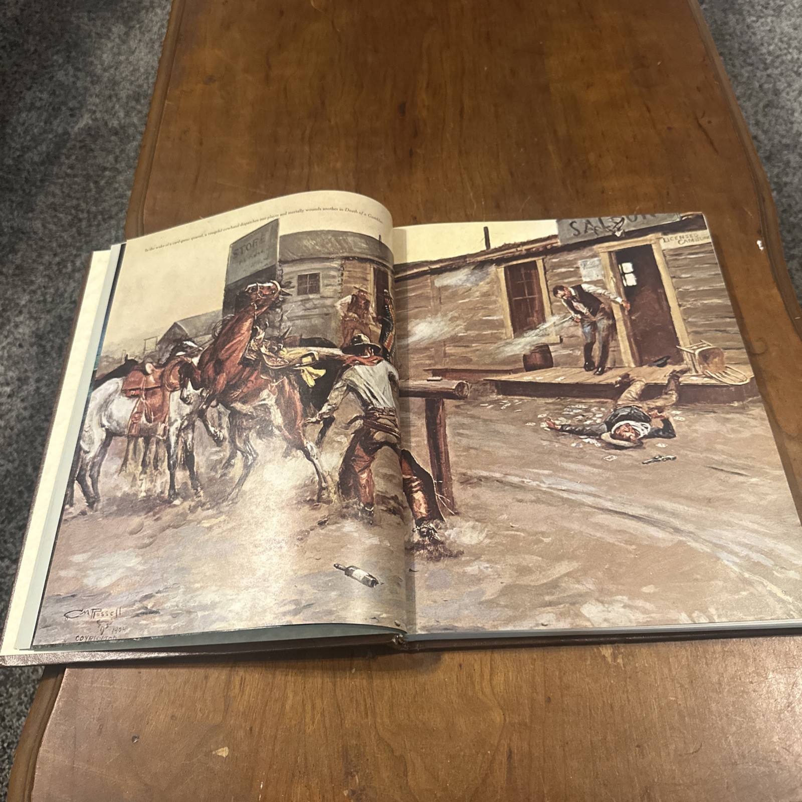 The Old West: The Gunfighters by Time Life Books-Vtg Leather Look Western 1974