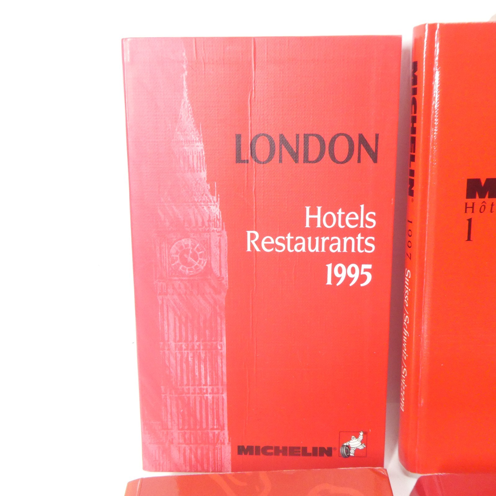 Michelin Red Guide Book Lot – London Great Britain Ireland Switzerland 1995-2003