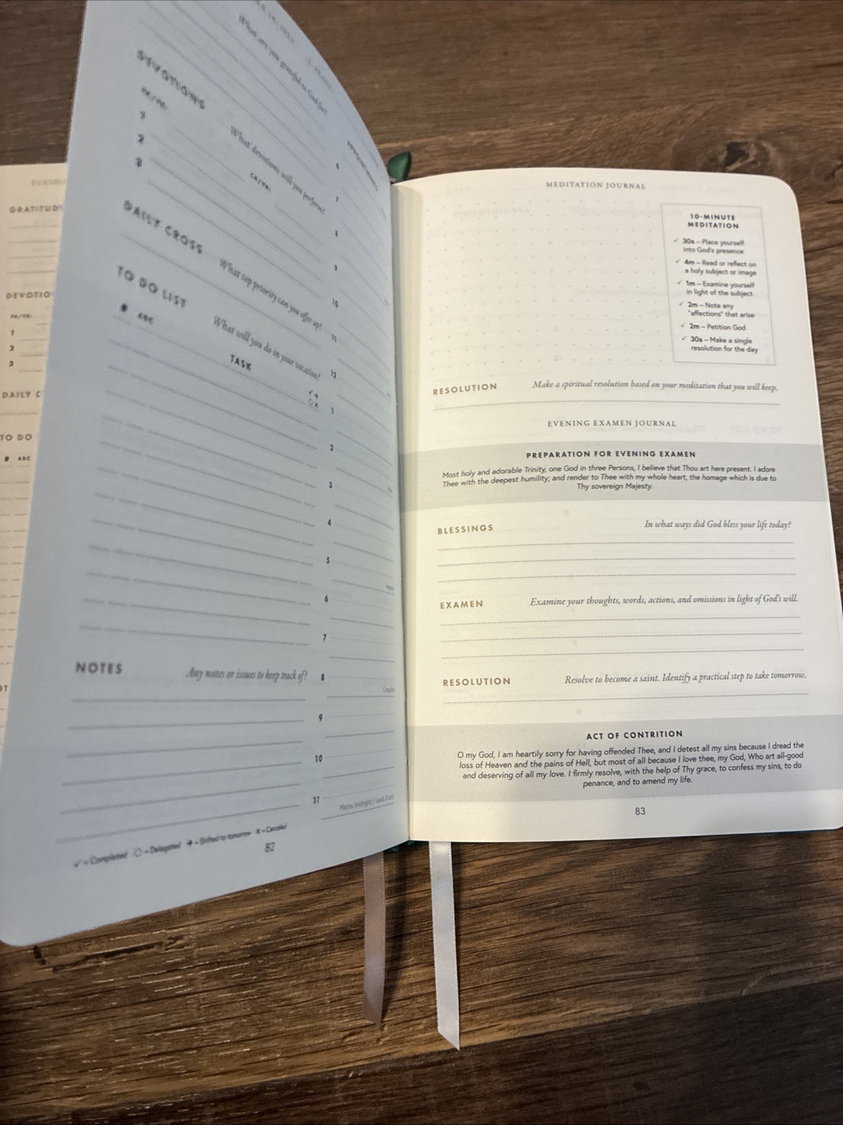 The Saintmaker: Catholic Life Planner; hardback, Leather