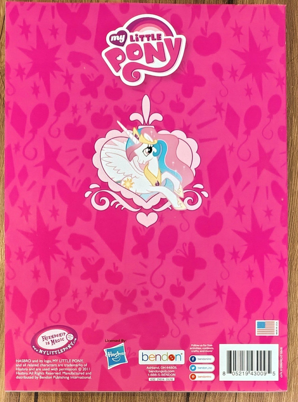 2011 My Little Pony Jumbo Coloring & Activity Book New Hasbro