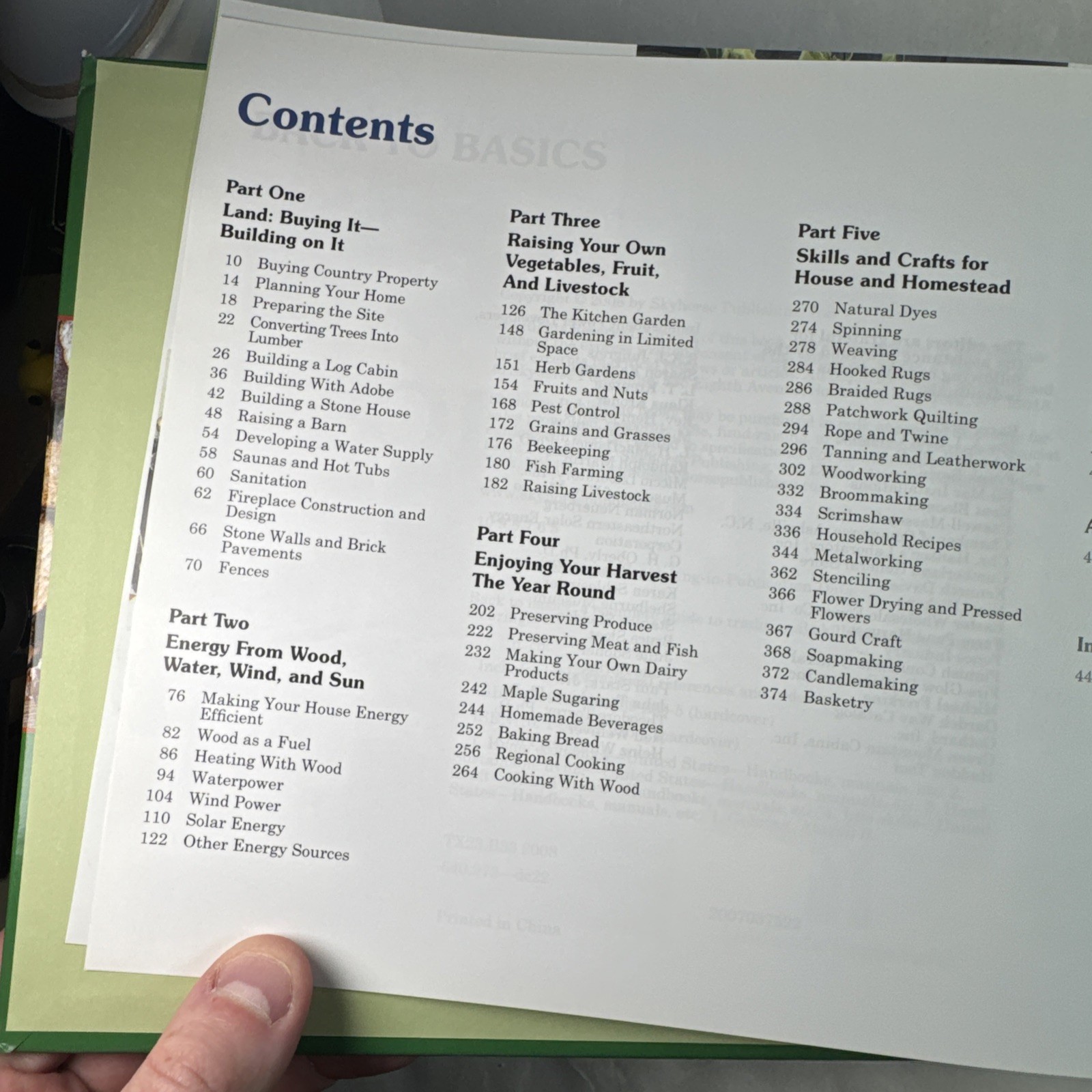 Back to Basics Complete Guide to Traditional Skills Hardcover Third Edition