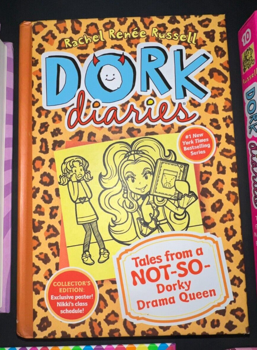 Lot of 3 DORK DIARIES ~Hardcover 8, 9, 10 ~ Rachel Renee Russell