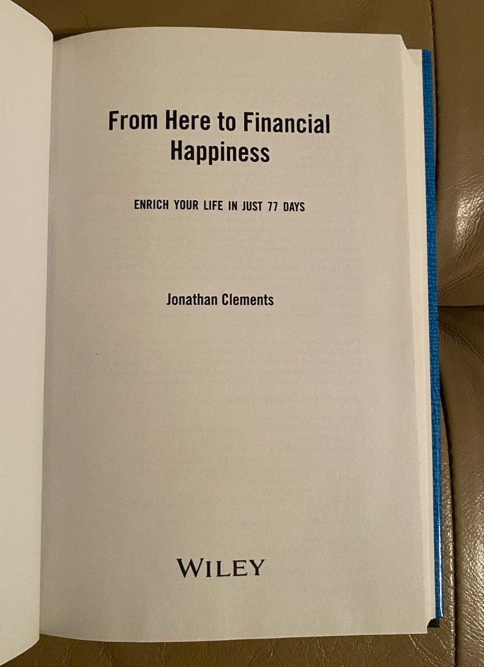 Jonathan Clements From Here to Financial Happiness