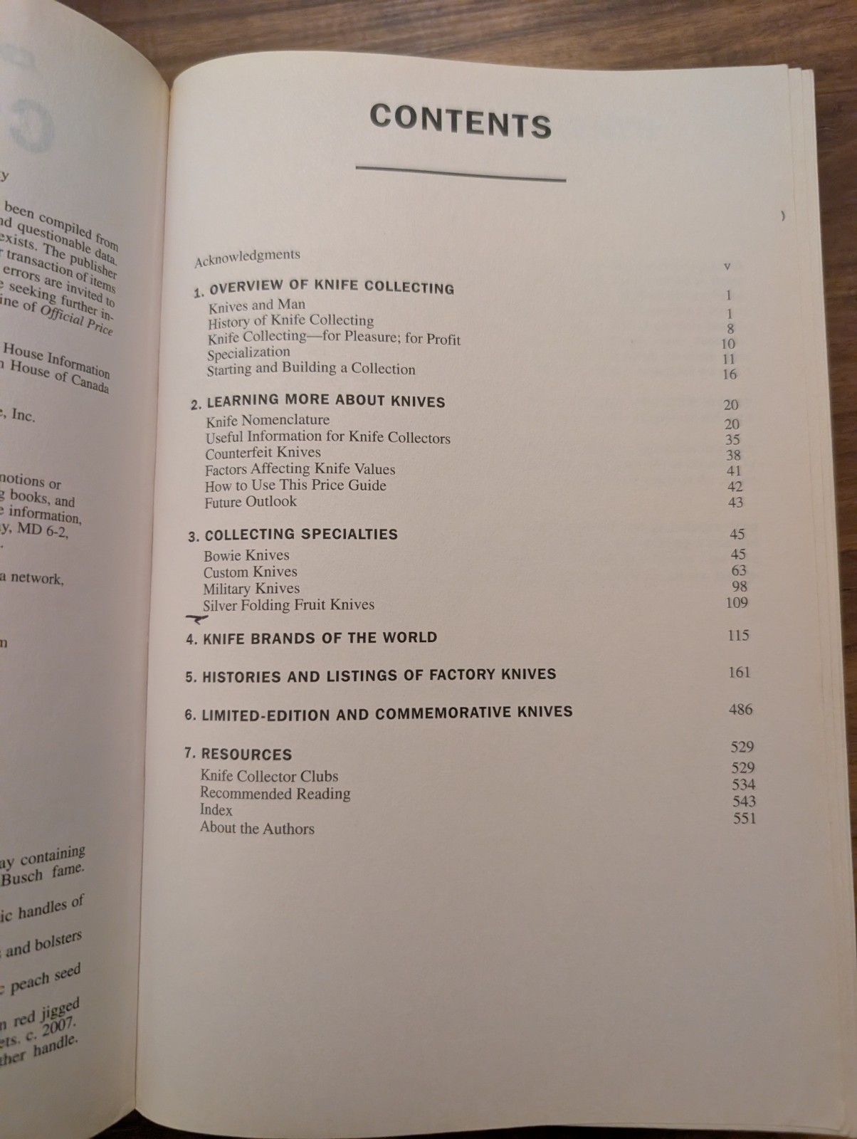 Official Price Guide to Collector Knives, 15th Edition