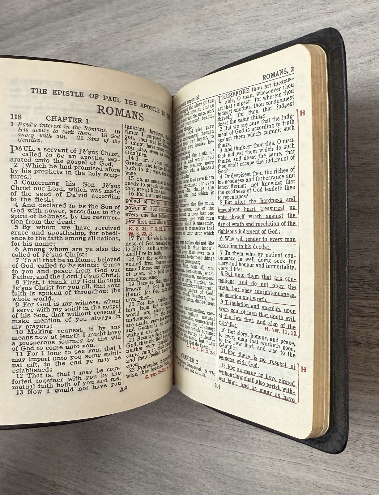 Christian Worker’s 1924 New Testament GENUINE LEATHER Pocket Bible (1945)