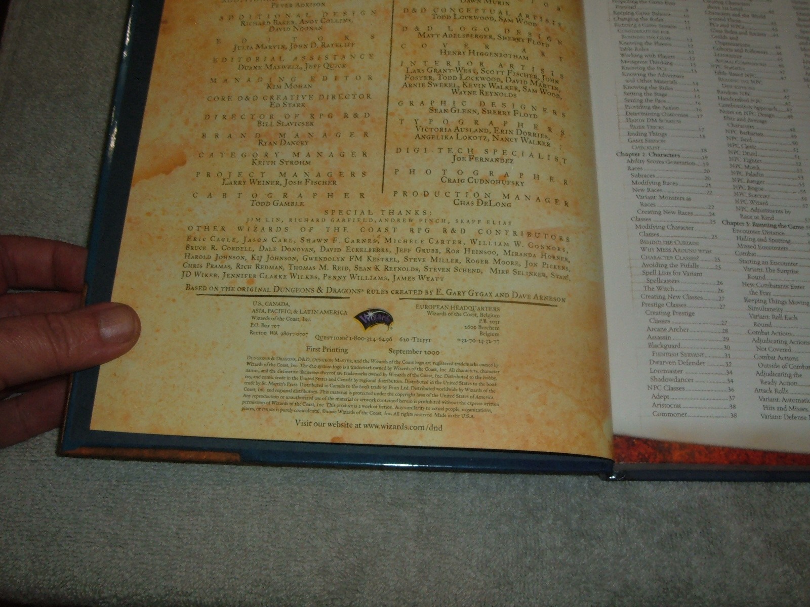 D&D Dungeons and Dragons Dungeon Master’s Guide 3.0 Core Rulebook II