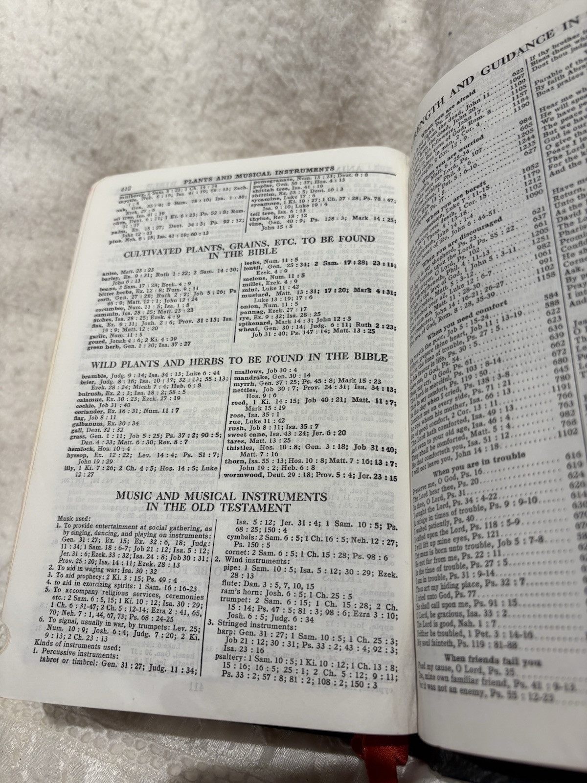 1963 Holy Bible KJV Self-Pronouncing Edition, Red Letter National Bible Press LN
