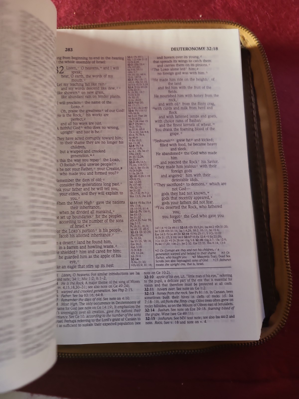 NIV Study Bible 1985 Blue Hardcover 1984