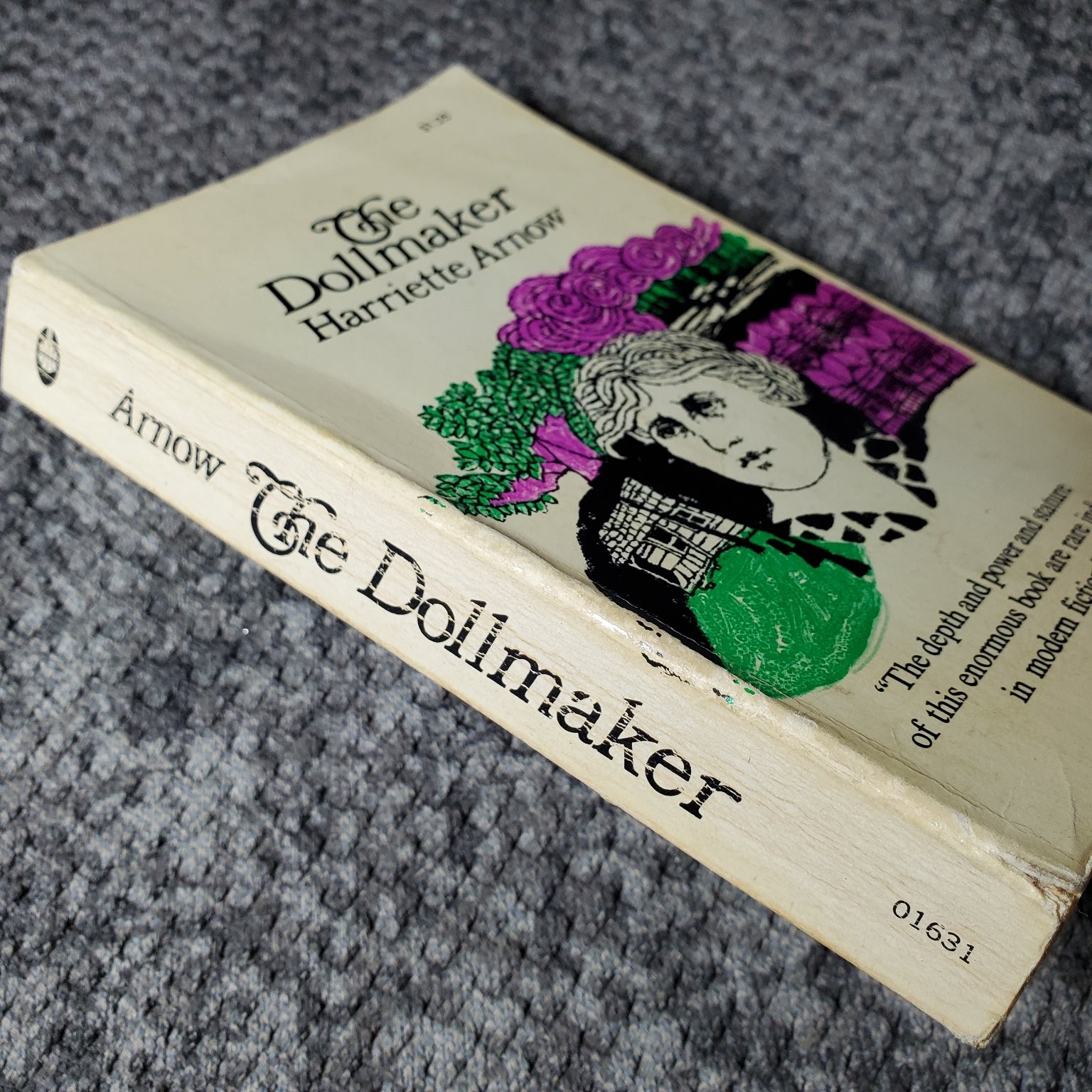 The Dollmaker Harriette Arnow 1965 Collier Books Vintage Paperback Fiction