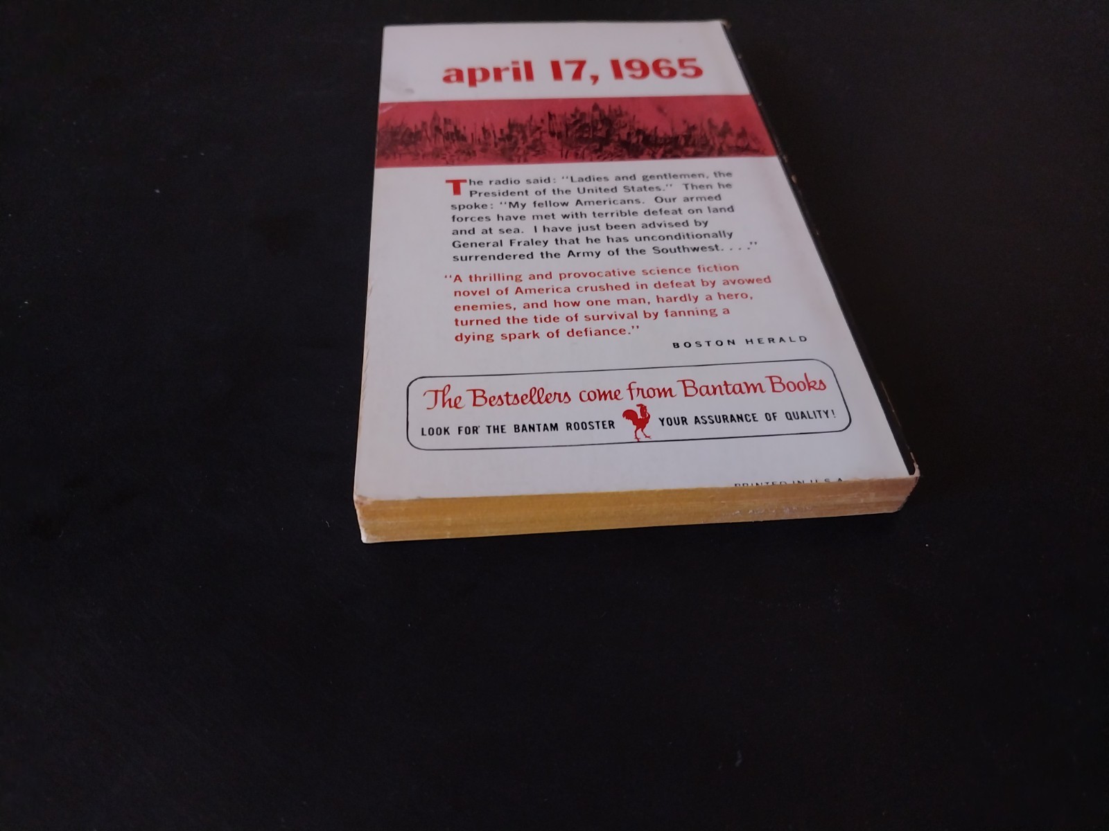 Cyril M. Kornbluth – Not This August – Bantam Books First Printing 1956