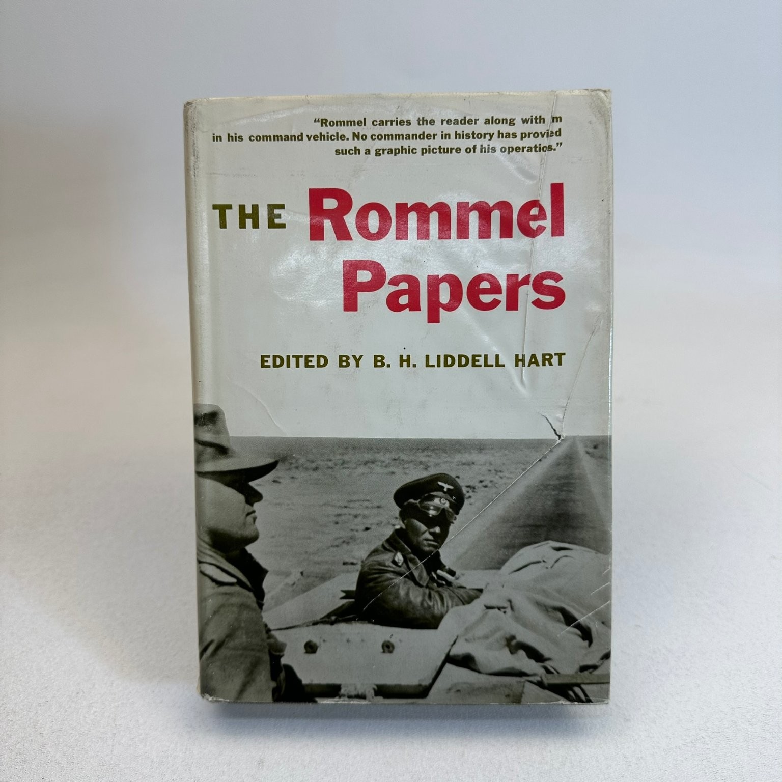 The Rommel Papers Liddell Hart 1953 WWII Military History Harcourt Brace
