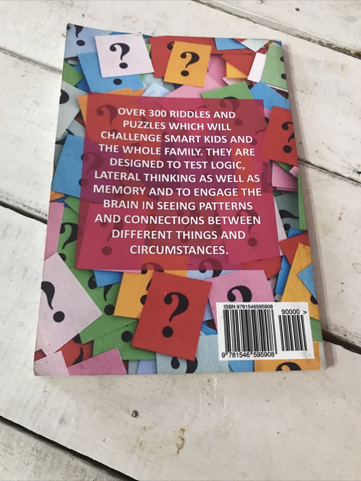 Books for Smart Kids Difficult Riddles for Smart Kids by M. Prefontaine