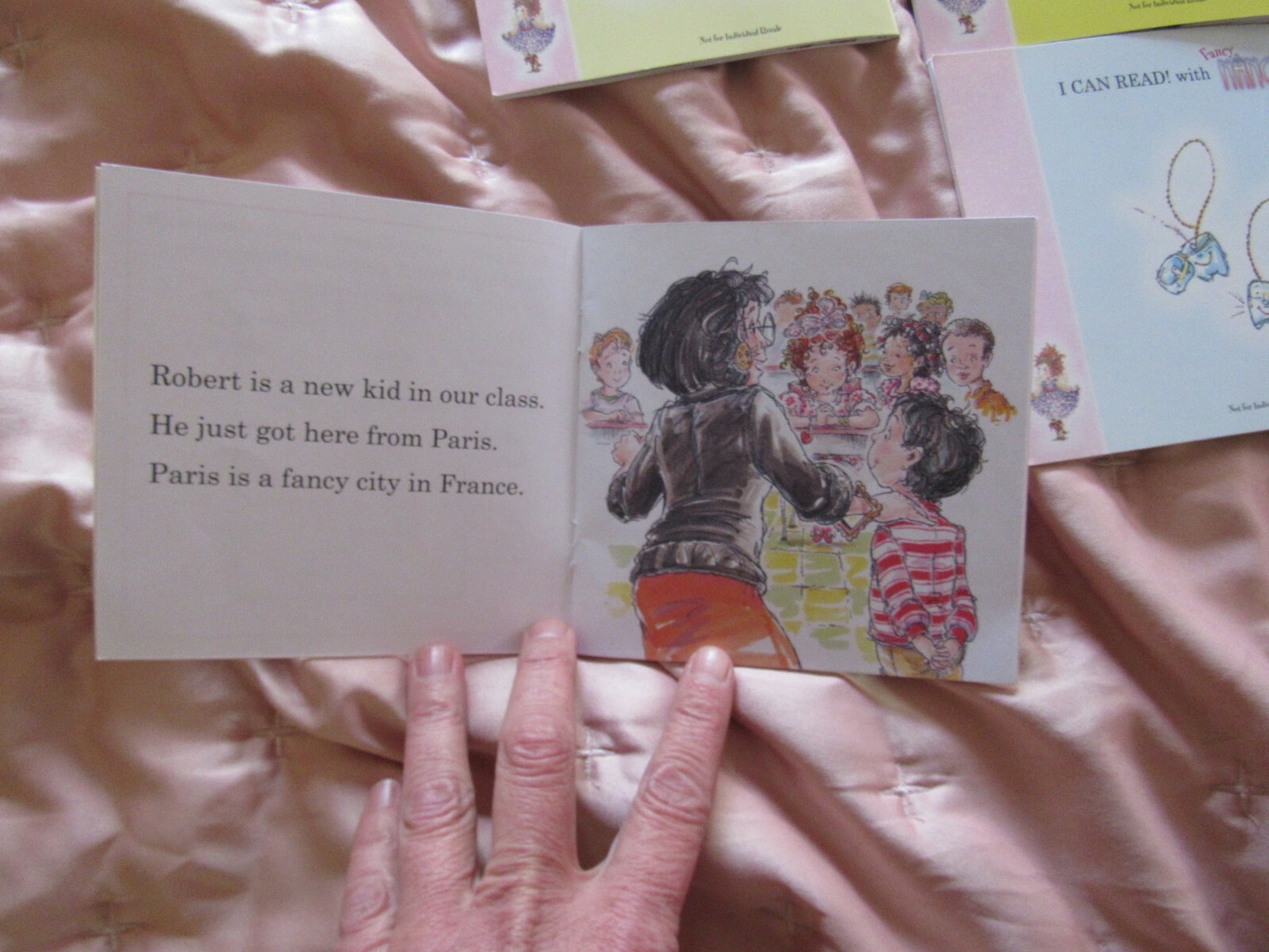 Lot 6 Fancy Nancy-I Can Read Phonics-2-3-4-59-11-Short A-E-I-O-Long I-U-2013