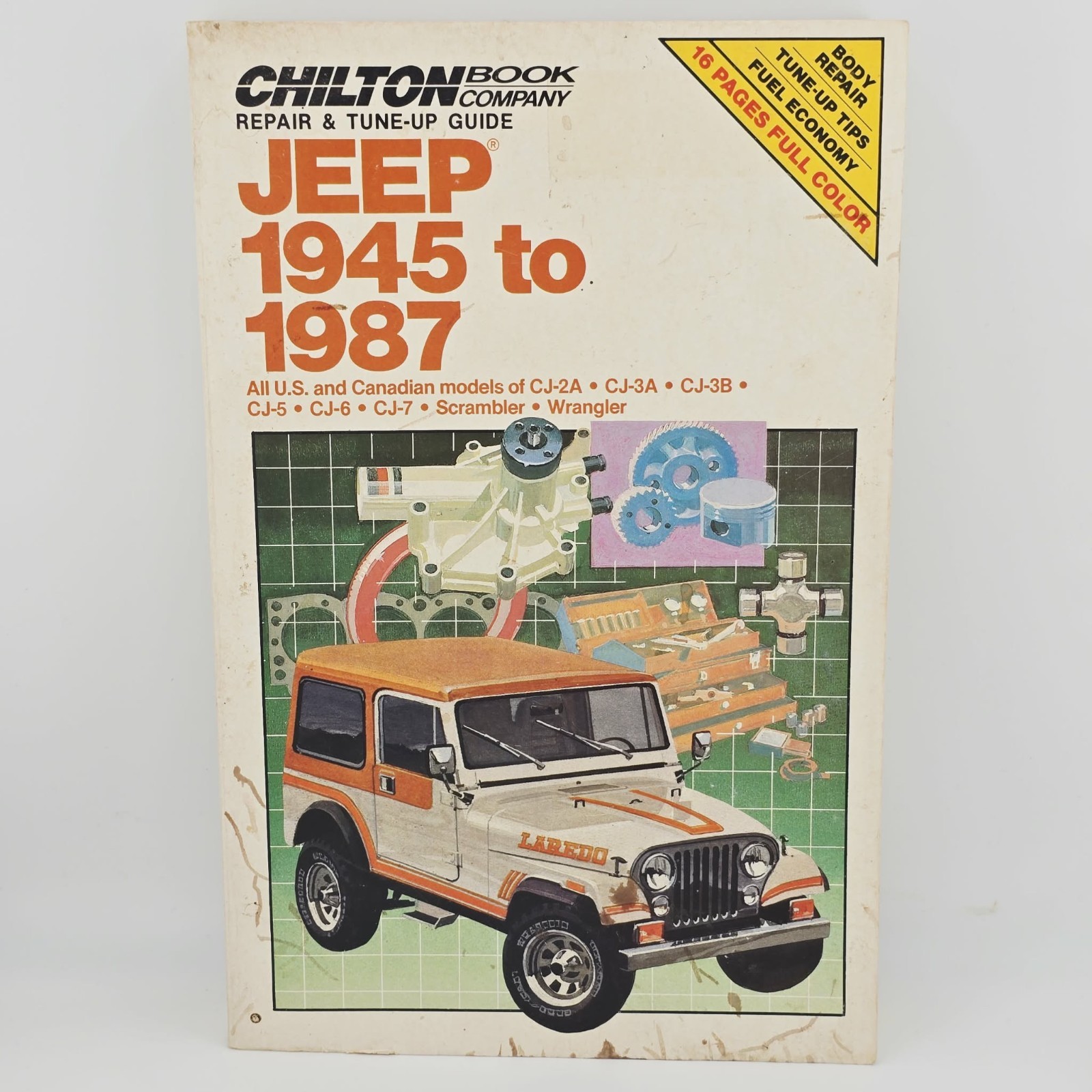 Jeep Shop Manual 1945 – 1987 CJ 7 CJ 5 Wrangler Scrambler CJ3 CJ2 Repair Book