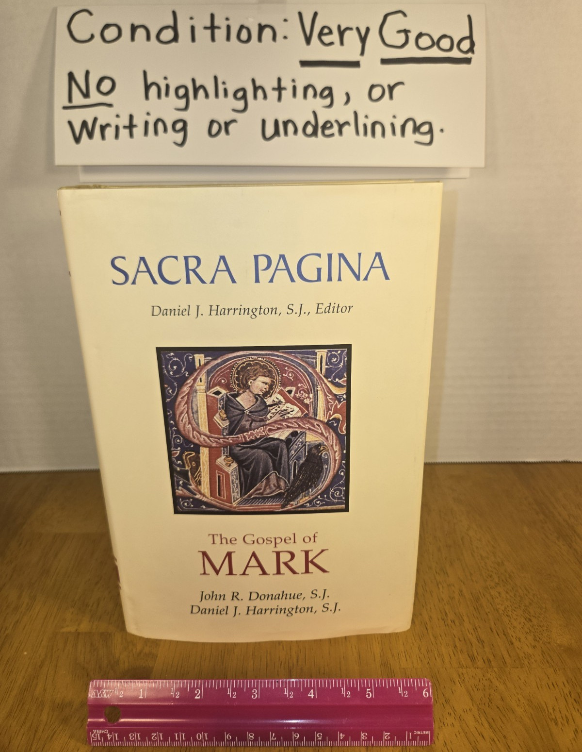 Sacra Pagina The Gospel of Mark HC Donahue & Harrington 2002 Commentary