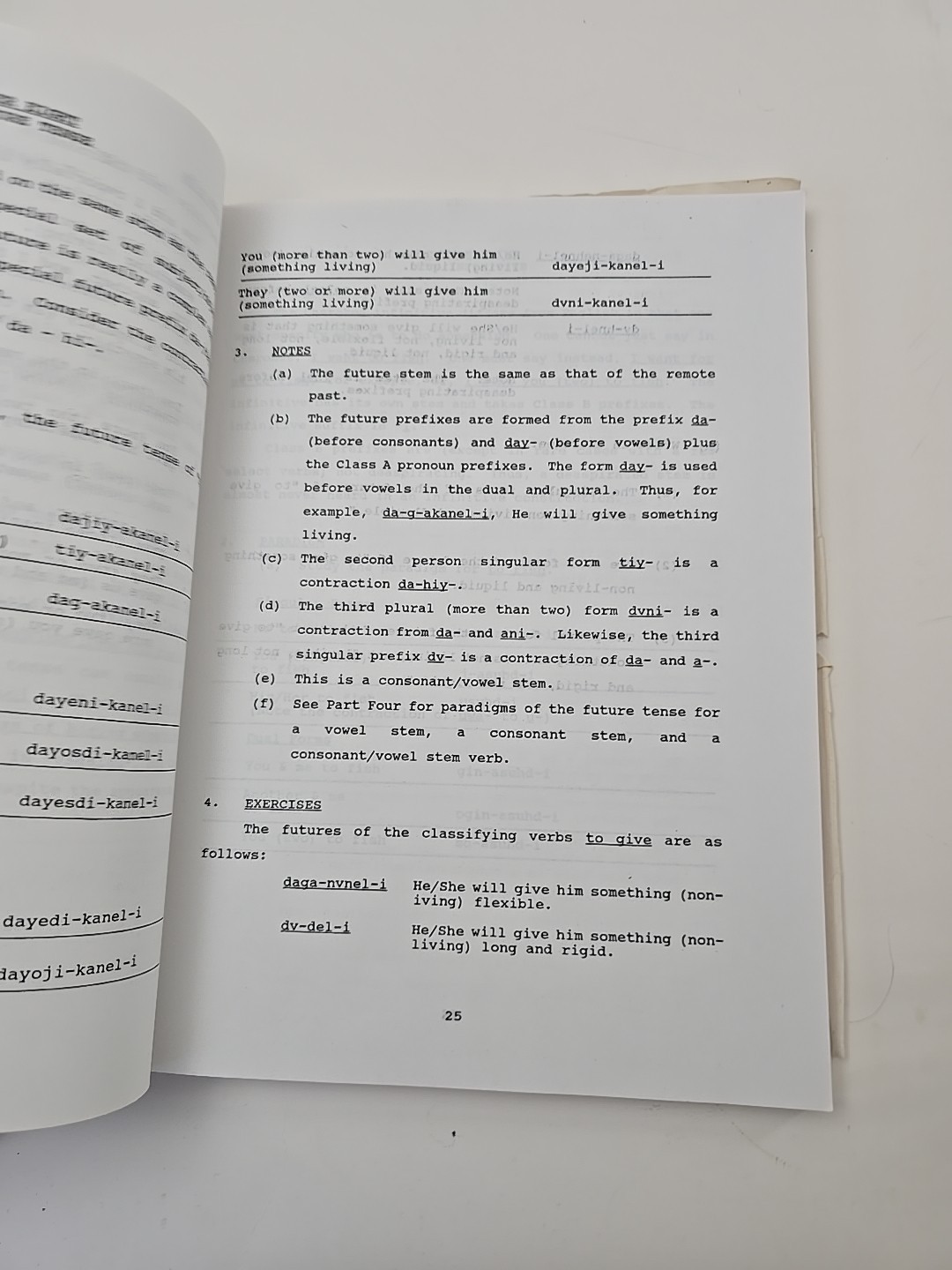 A Structured Approach to Learning the Basic Inflections of The Cherokee Verb