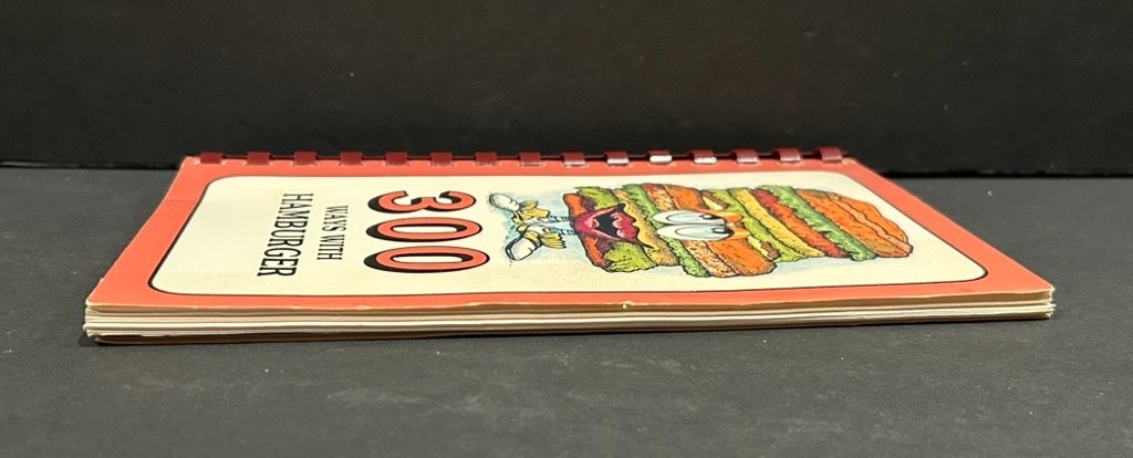 Vtg 300 Ways With Hamburger Cookbook Cooking Food Recipes Book 1996 Morris Press